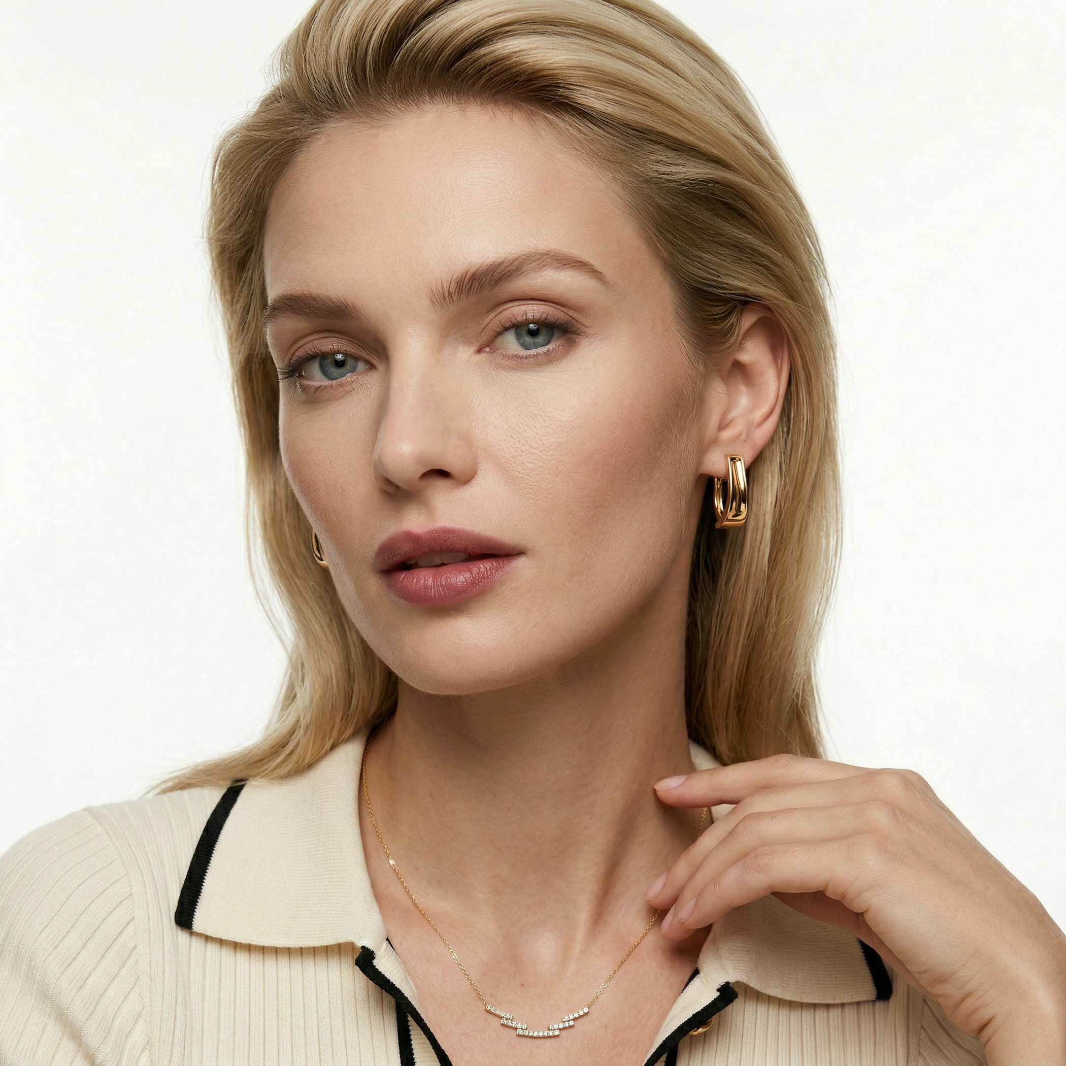 Kolczyki Savicki: złote - 3