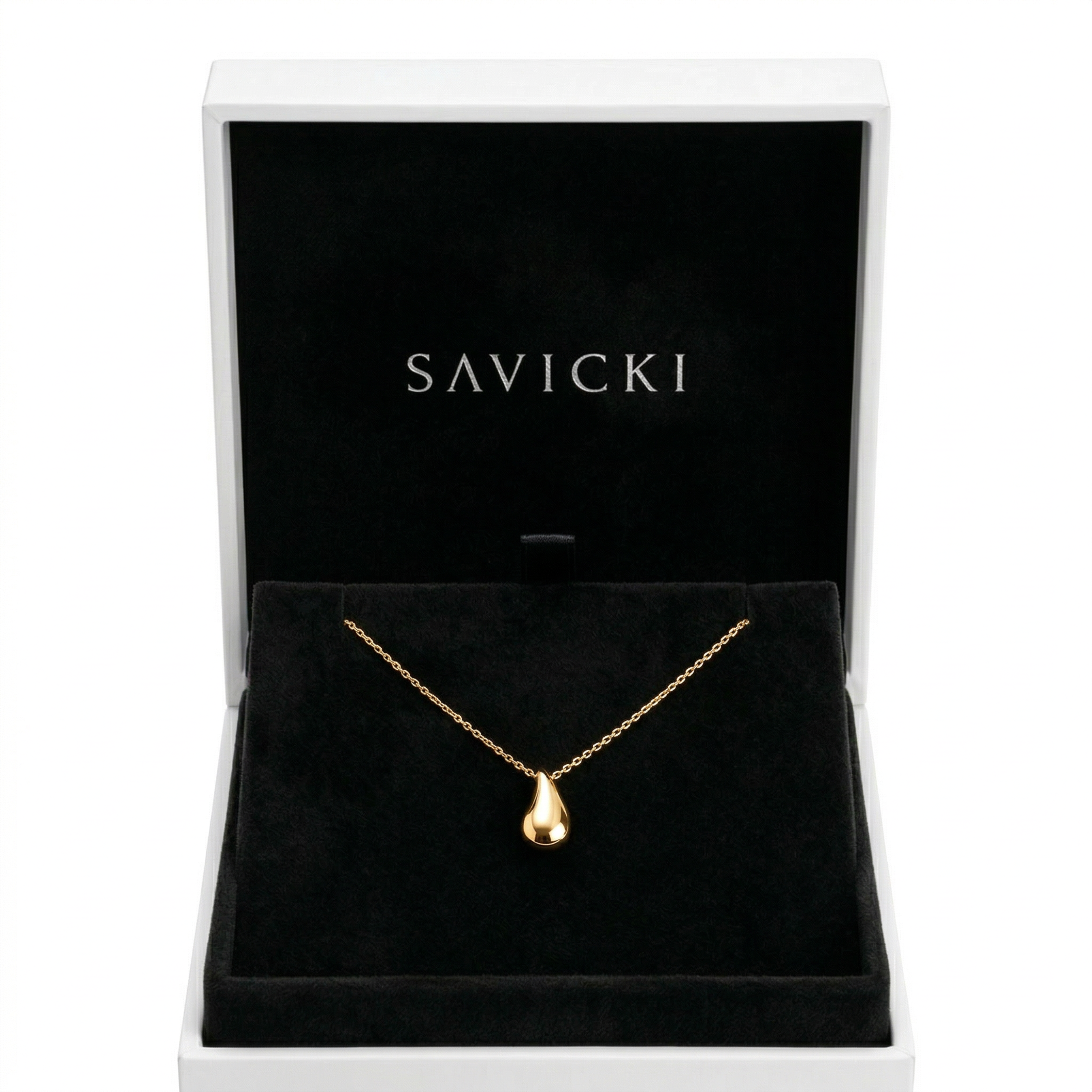 Kette Savicki Tropfen: Gold 585 - 5