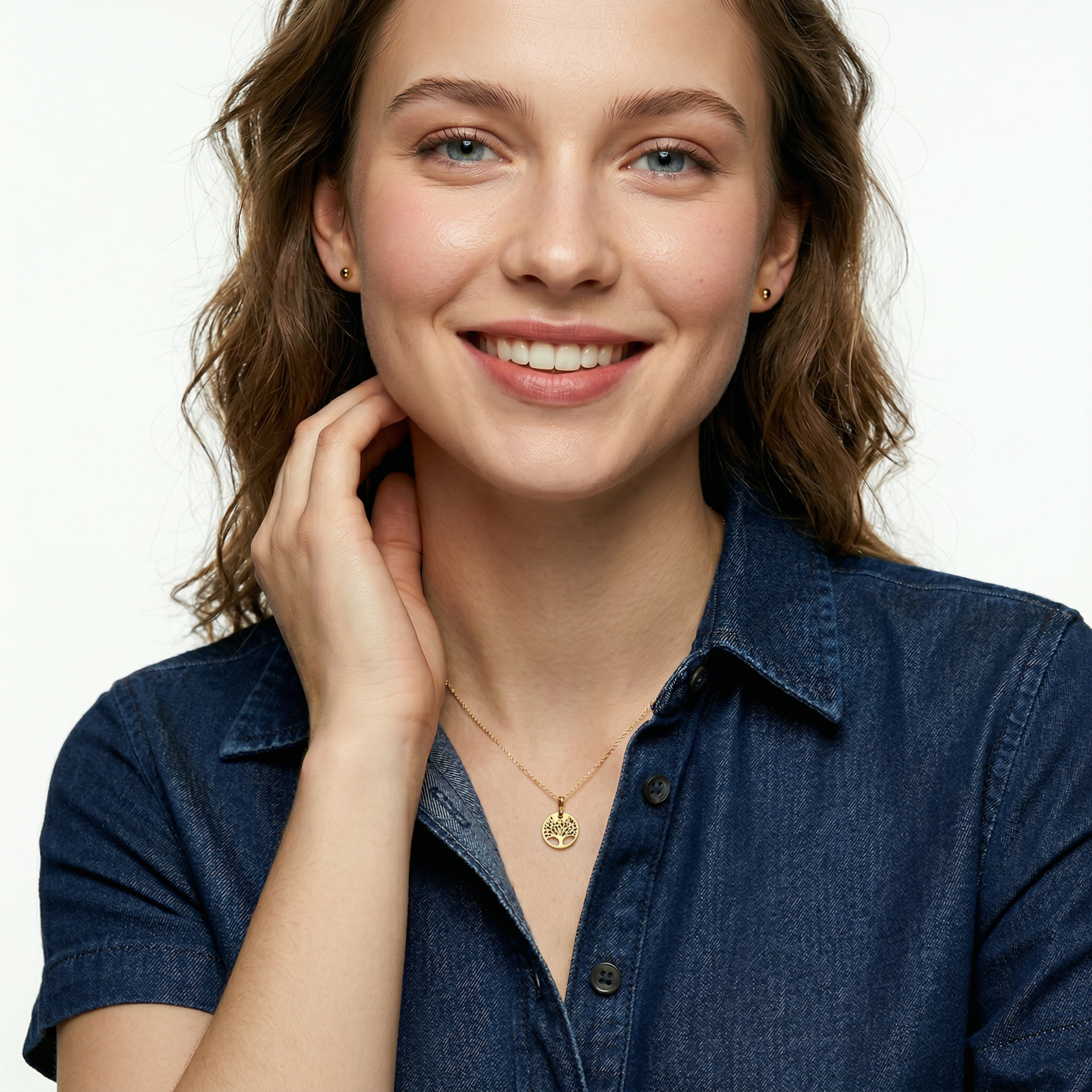 Anhänger SAVICKI Baum: Gold - 3