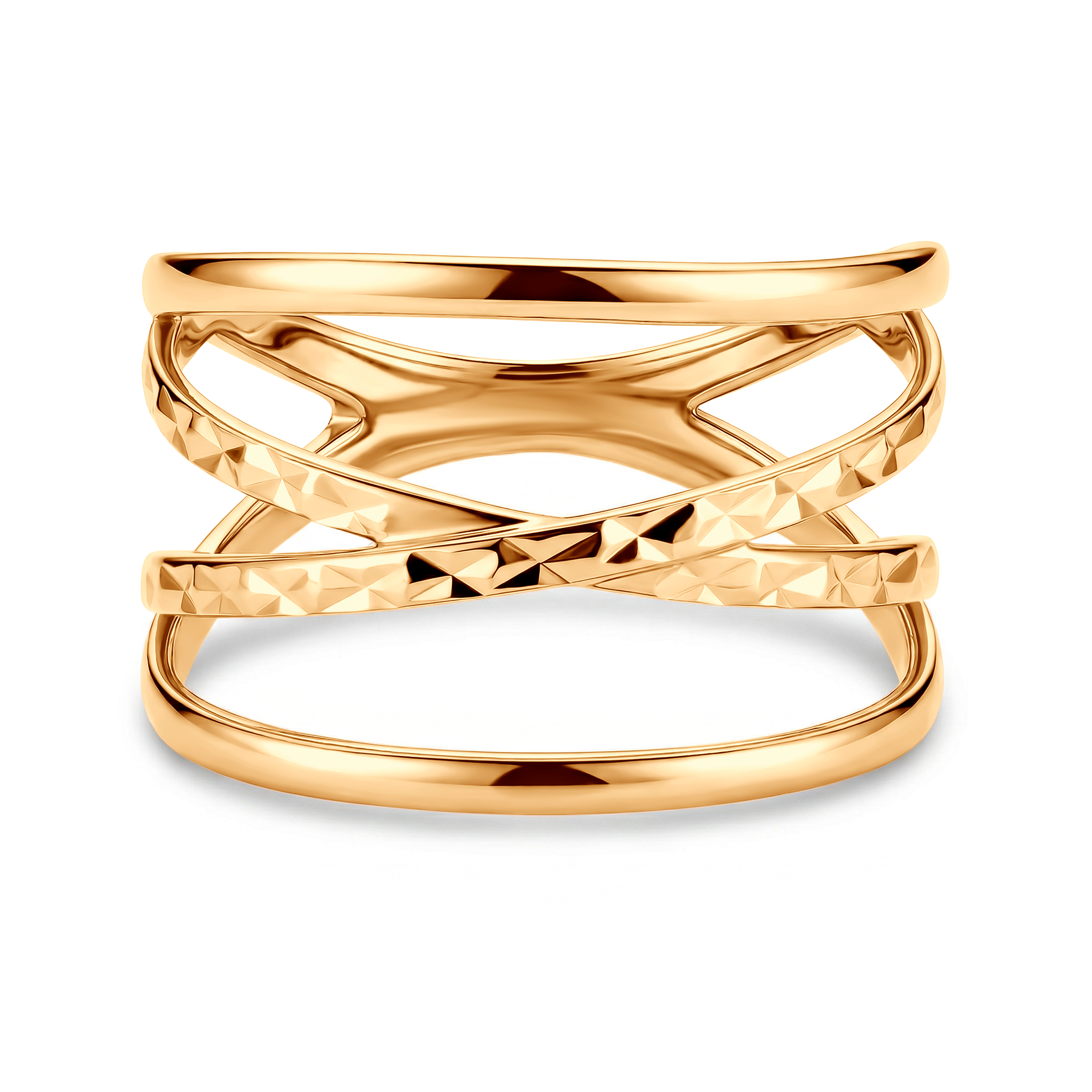 Pierścionek SAVICKI: złoty  diamentowany