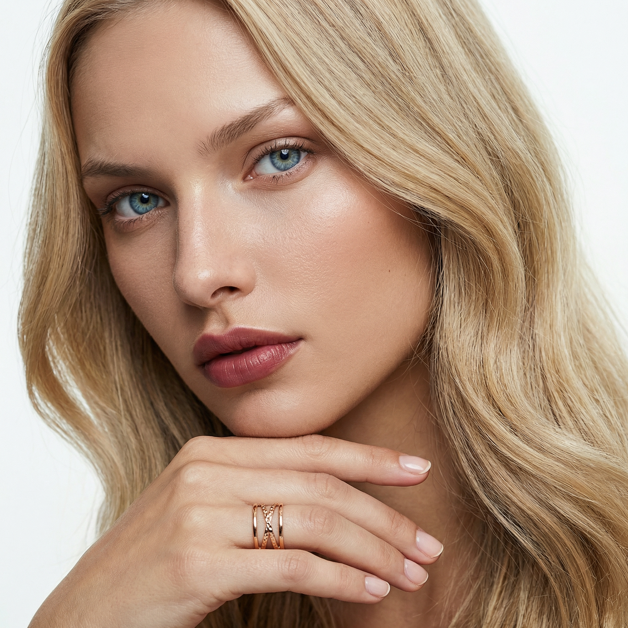 Pierścionek SAVICKI: złoty  diamentowany - 6