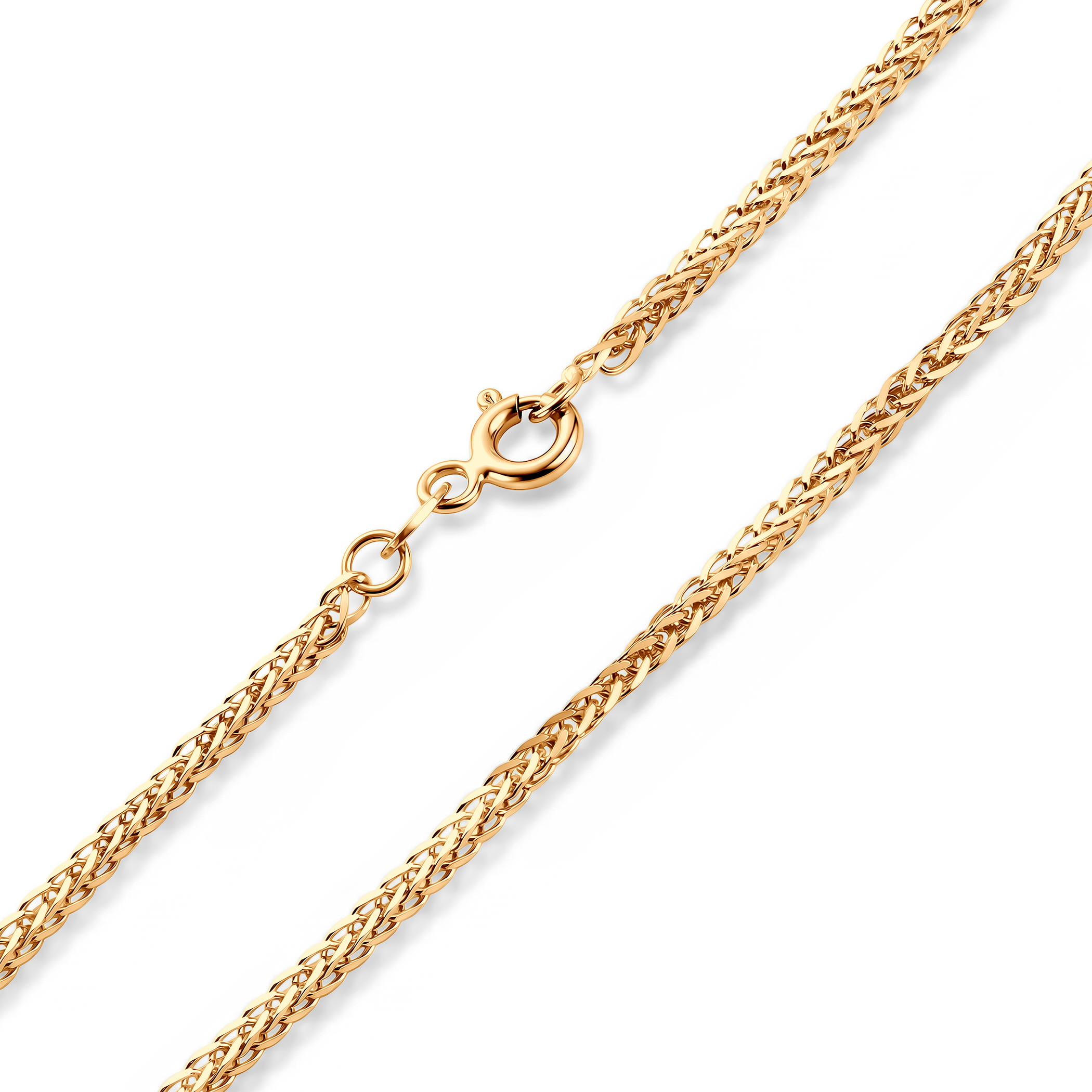 Bransoletka na nogę Savicki lisi ogon złoto 585 25 cm - 5