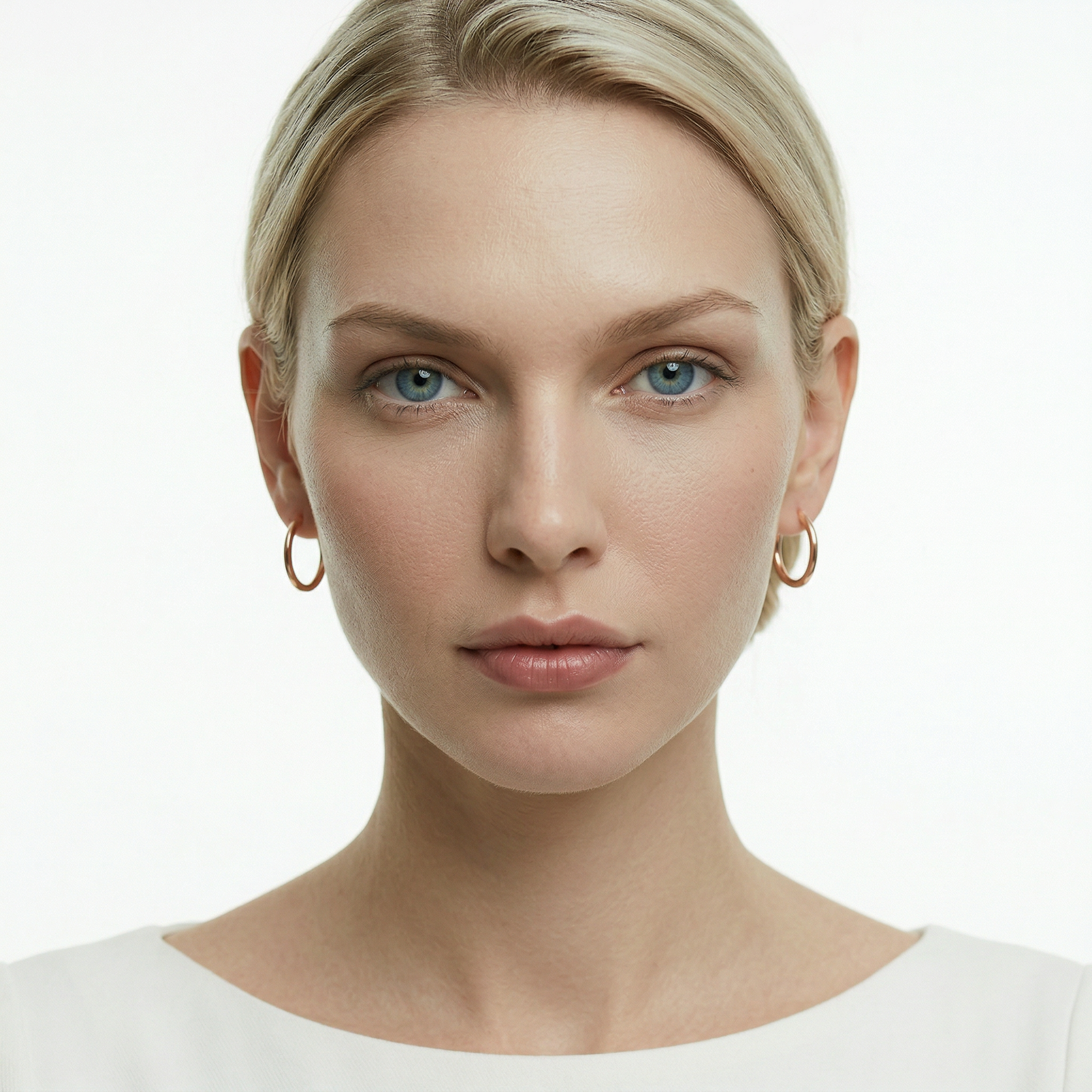 Lekkie Kolczyki koła Savicki: złote (585) 2cm - 5