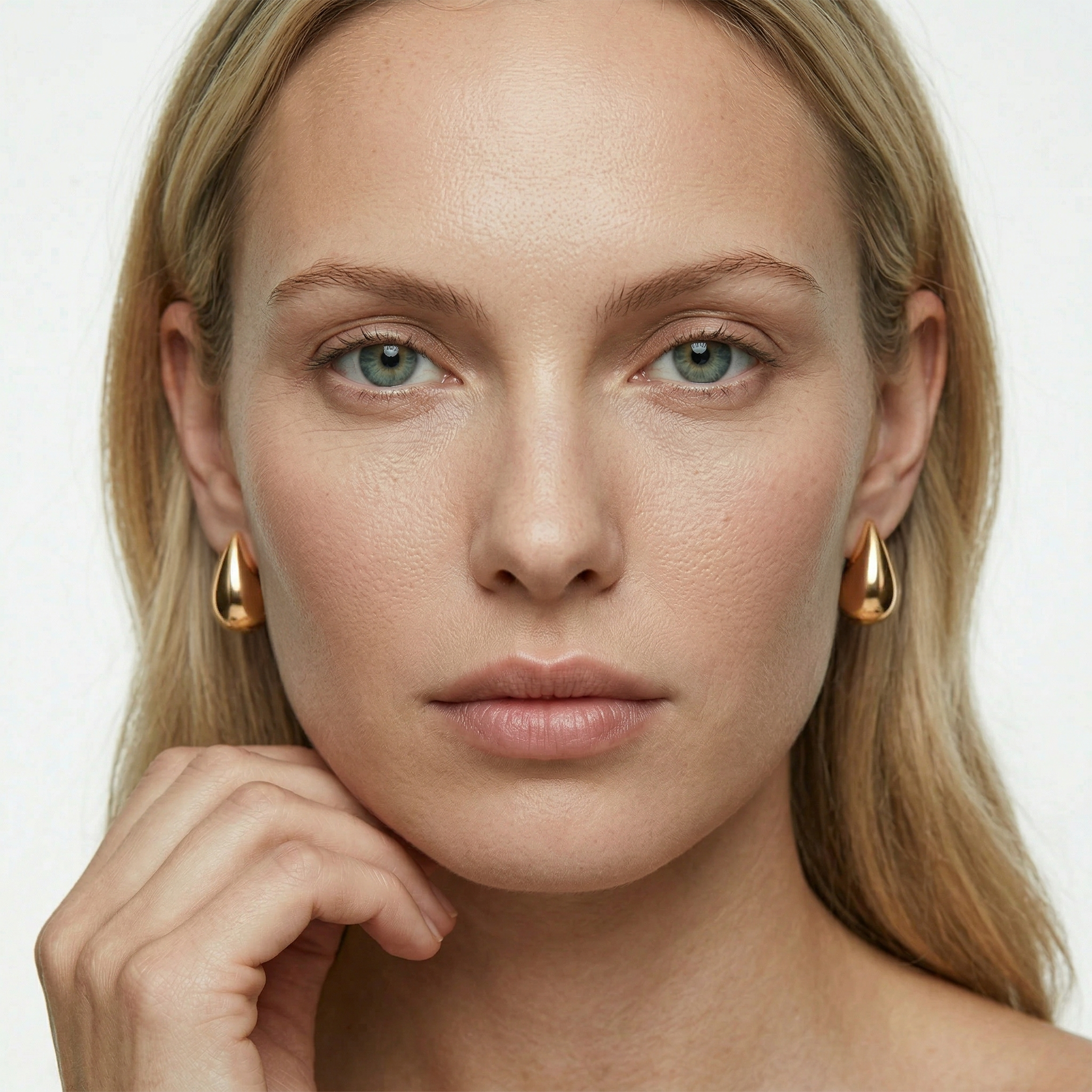 Kolczyki krople Savicki: złote - 6