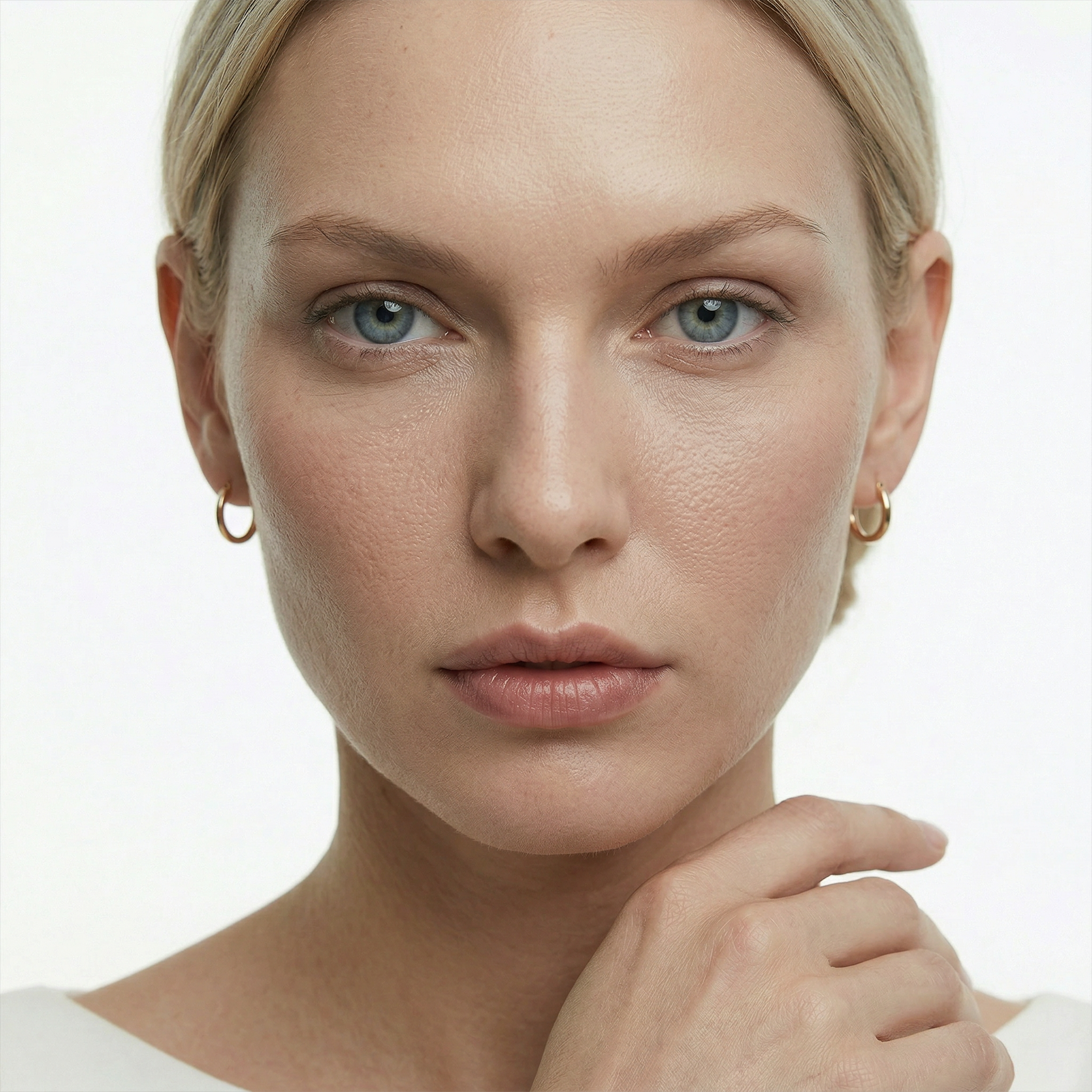 Lekkie Kolczyki koła Savicki: złote (585) 1,5cm - 4