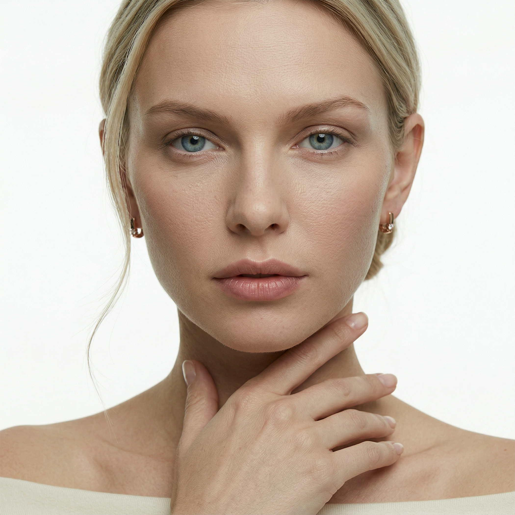 Kolczyki Savicki: złote (585) z cyrkonią - 4