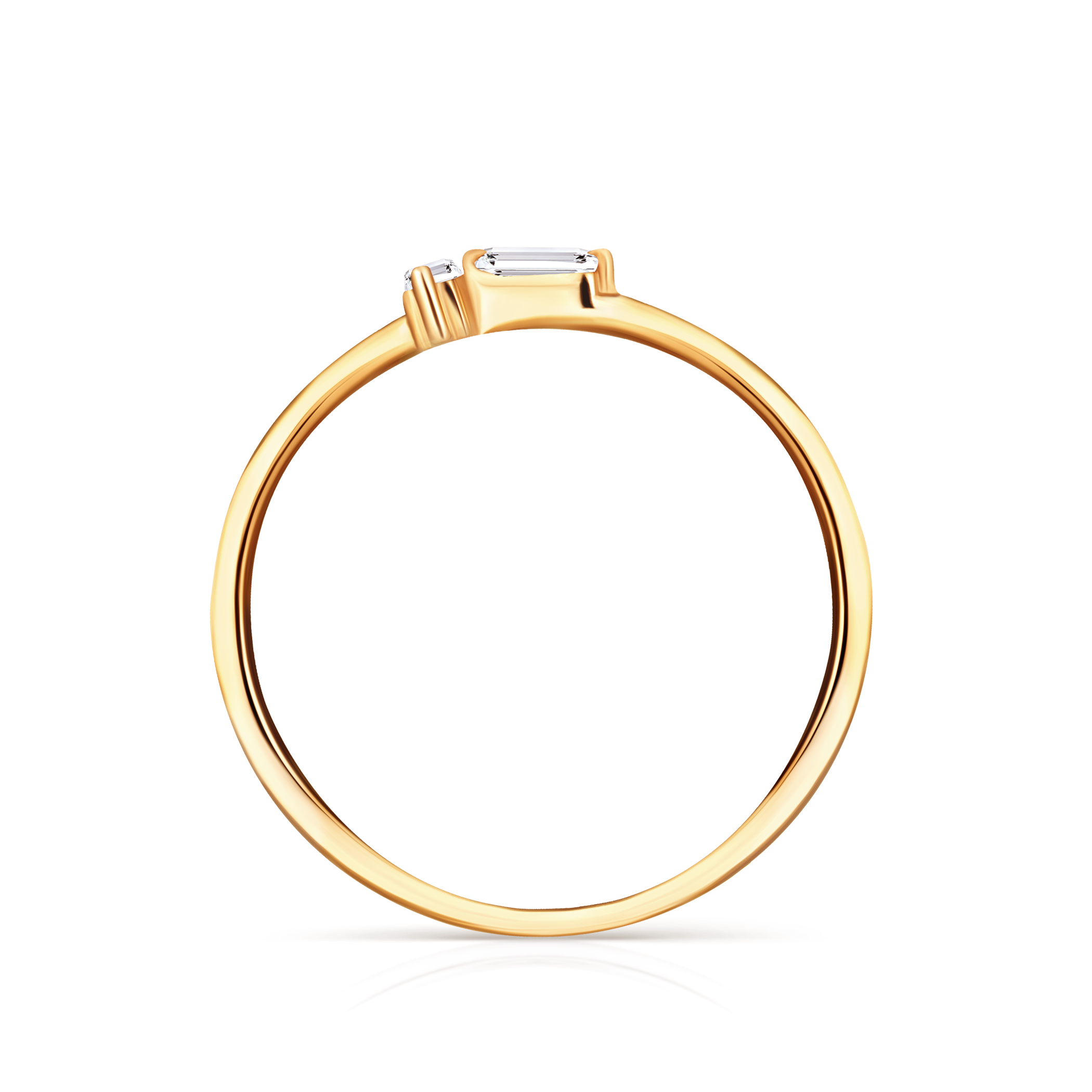 Pierścionek zaręczynowy SAVICKI: złoty, diament