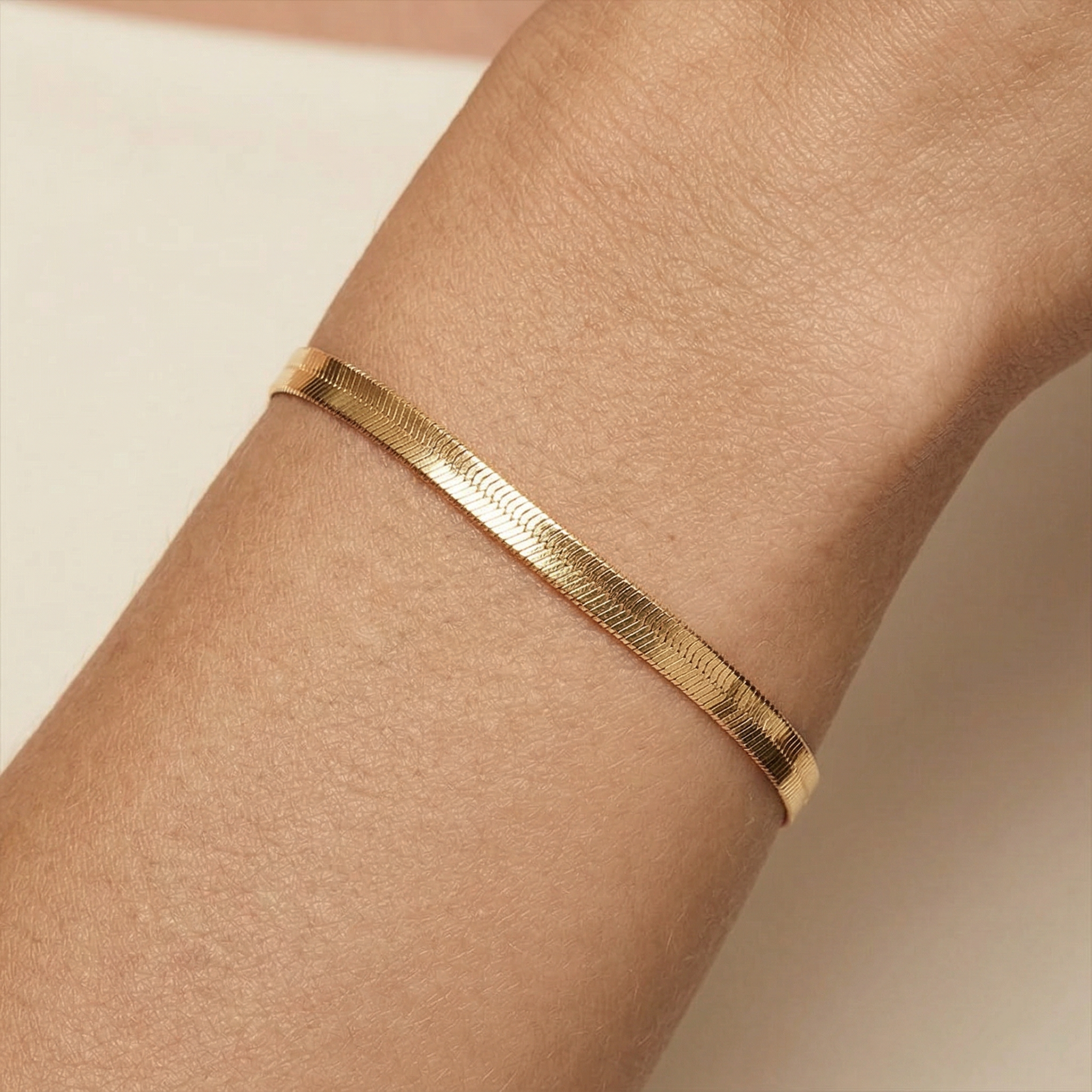 Bransoletka SAVICKI: złota taśma  - 6