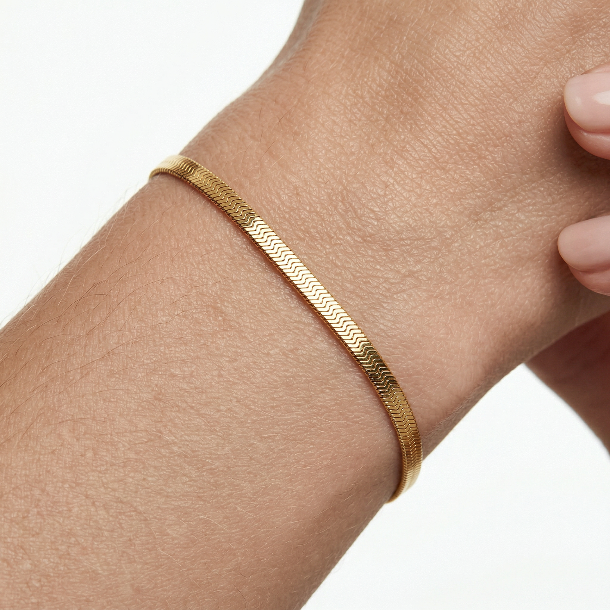 Bransoletka SAVICKI: złota taśma  - 6