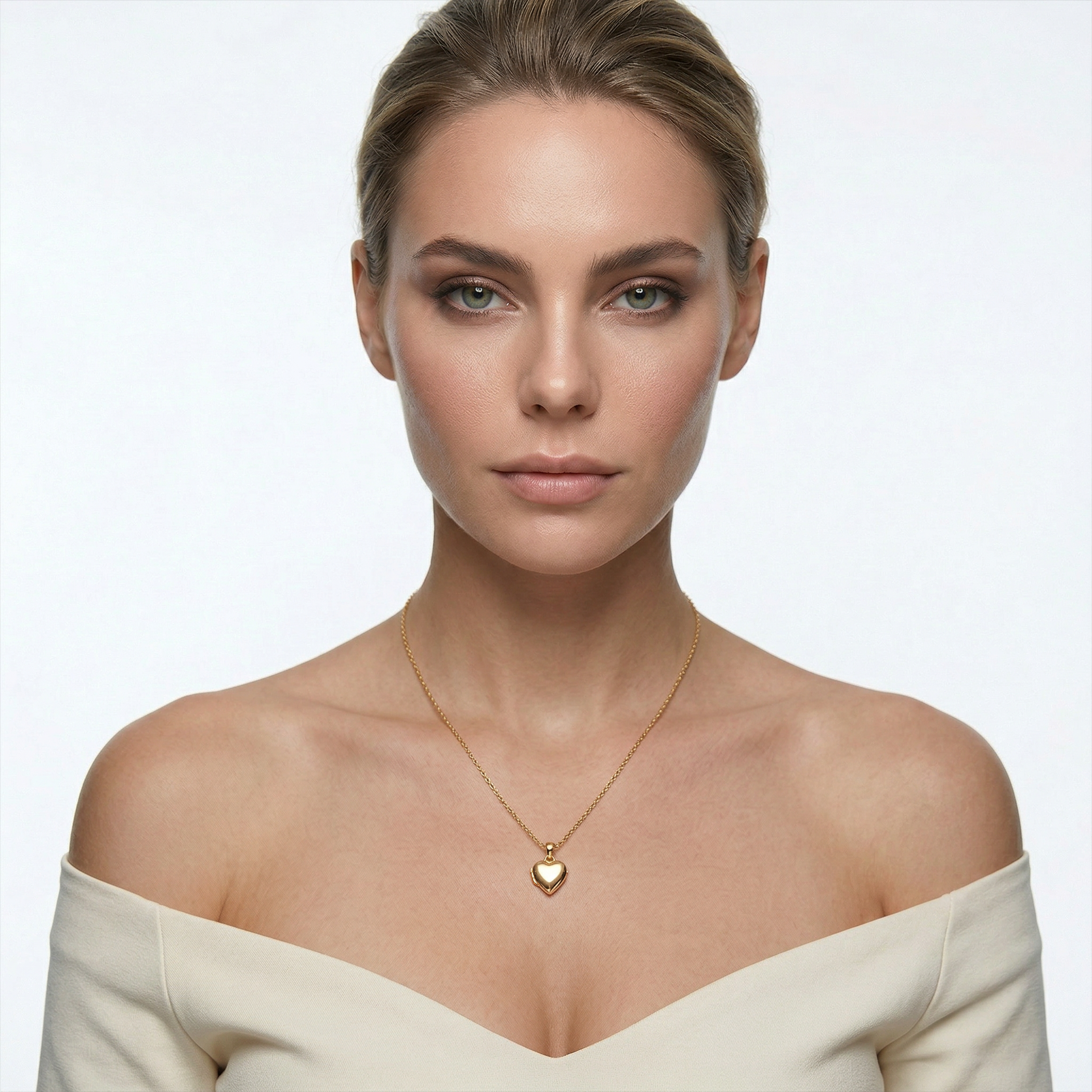 Zawieszka złota SAVICKI: puzderko gładkie serce - 6