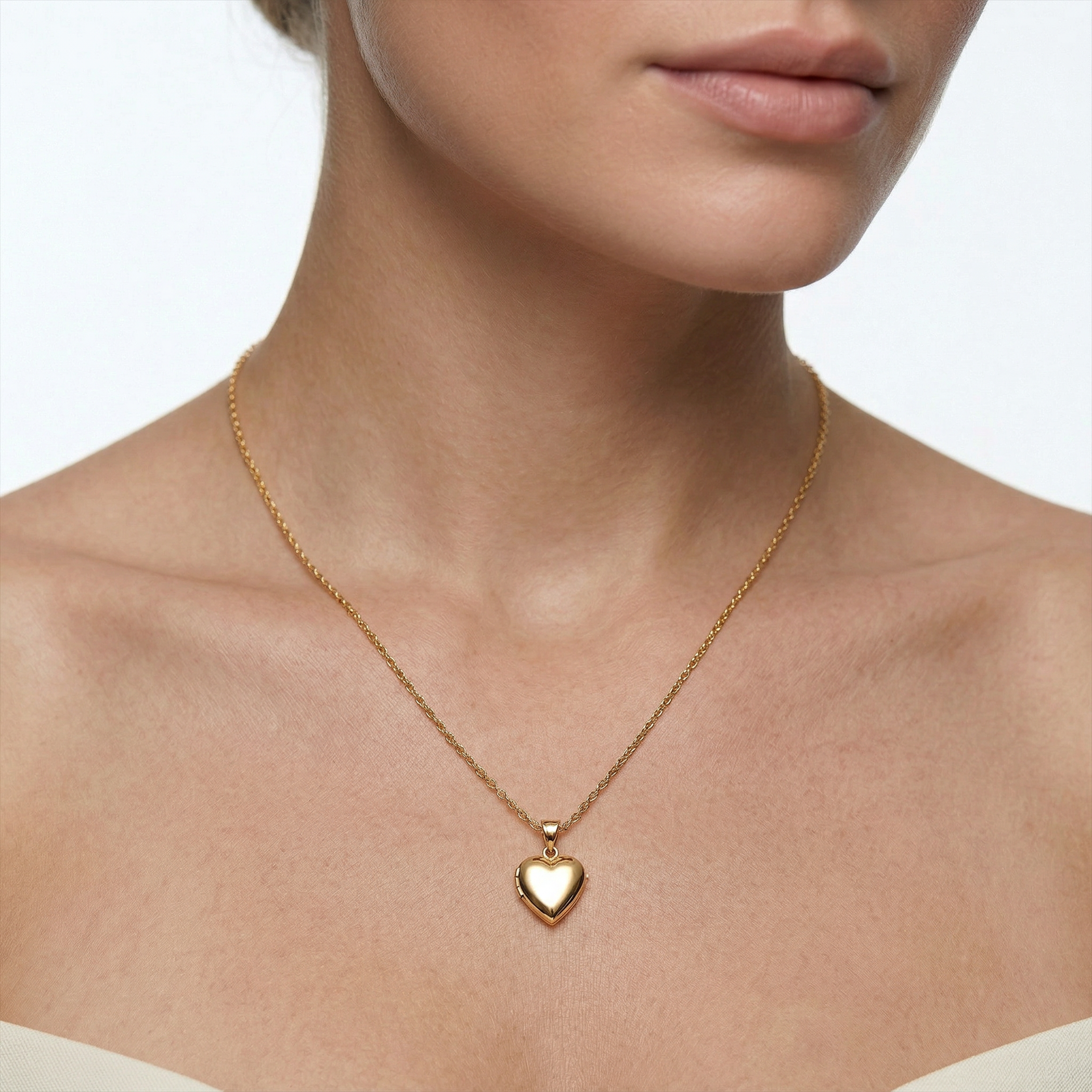 Zawieszka złota SAVICKI: puzderko gładkie serce - 7