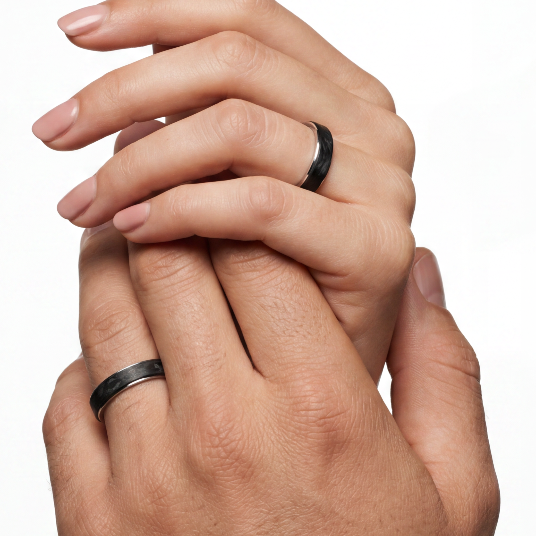 Obrączki ślubne: carbon, tytan, płaskie, 3 i 4 mm - 4