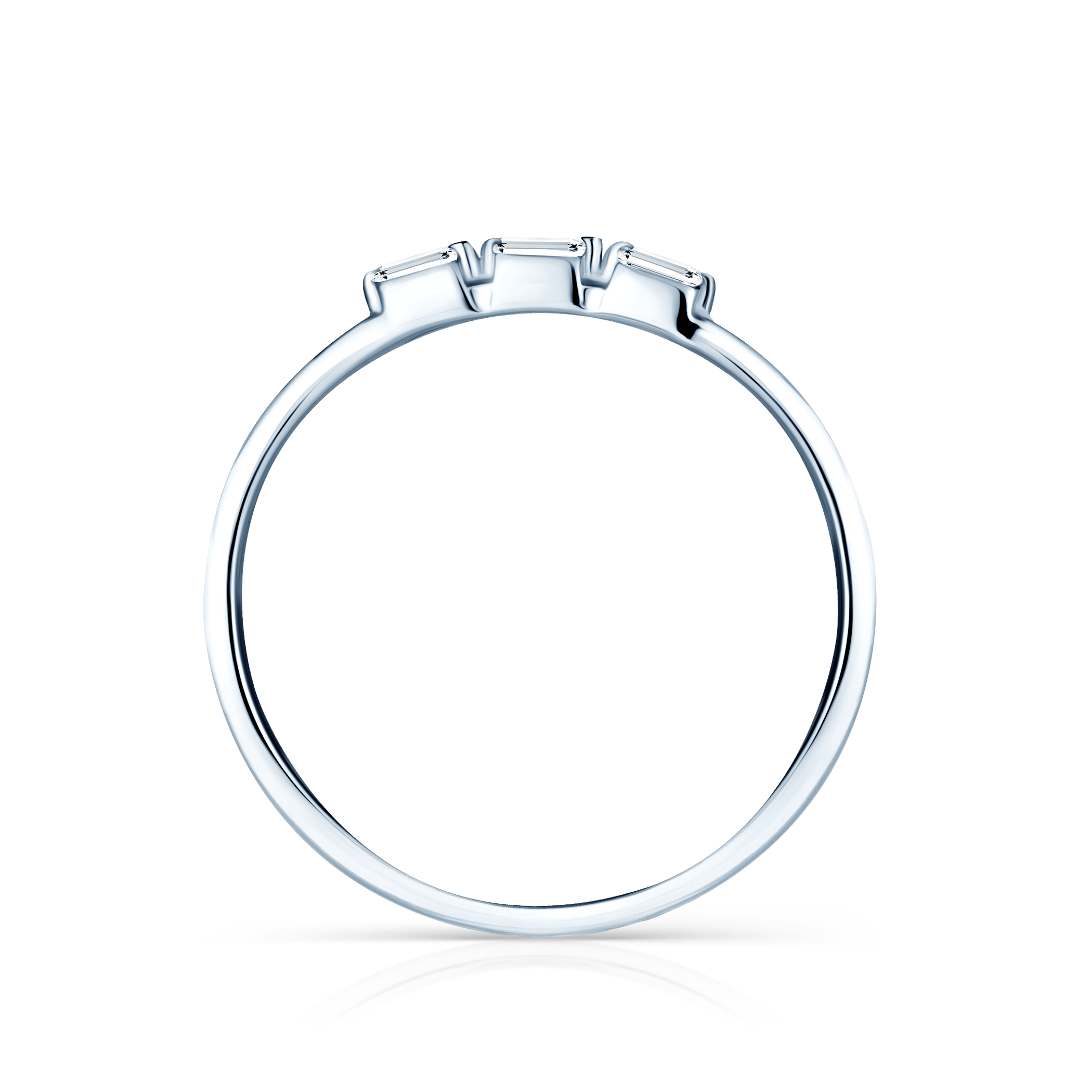 Pierścionek zaręczynowy SAVICKI: białe złoto, diament