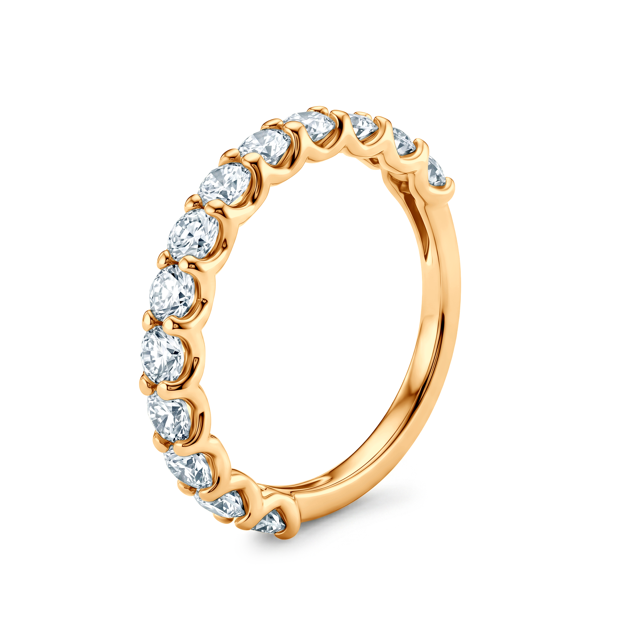 Pierścionek ze złota z diamentami 13x0,1ct - 3