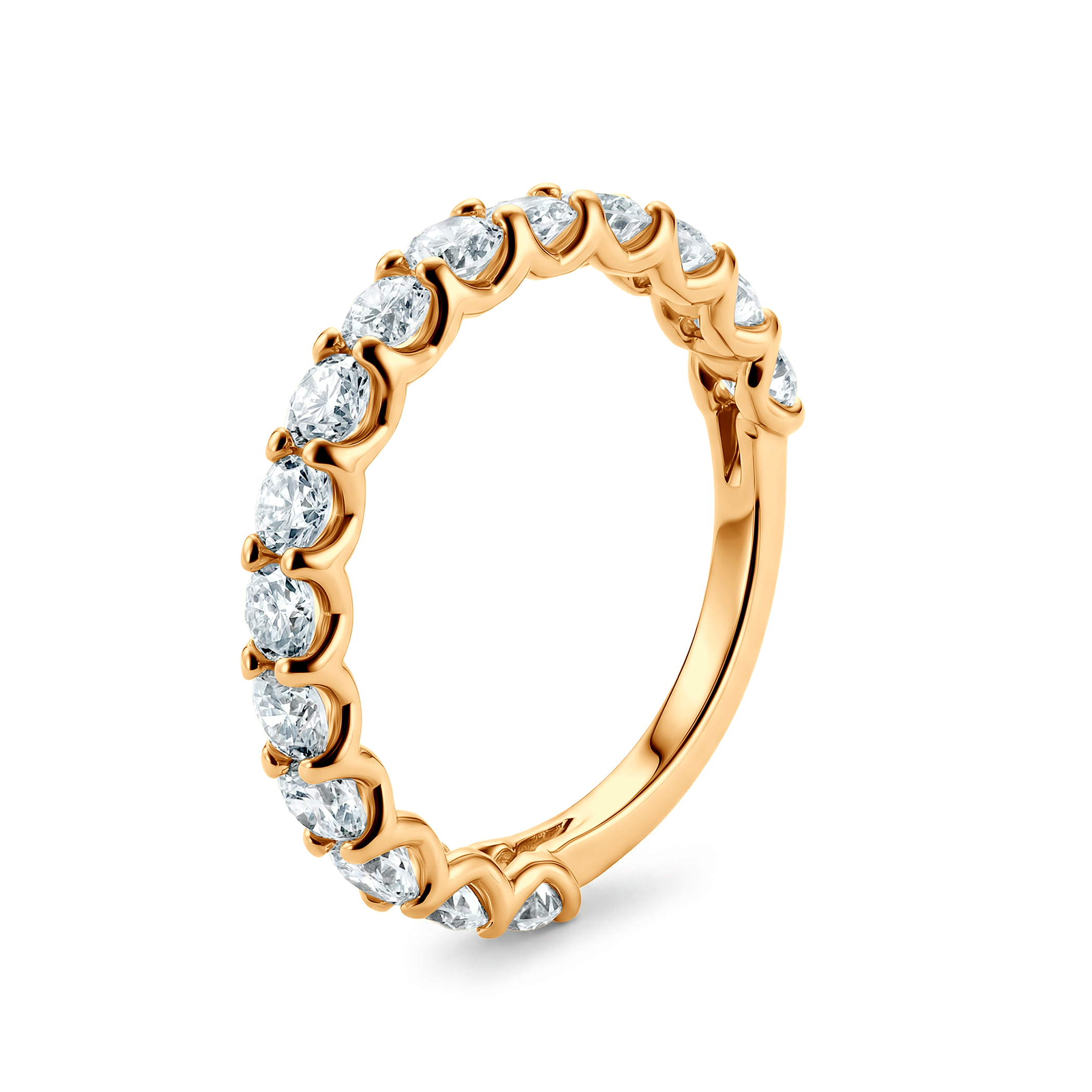 Pierścionek ze złota z diamentami 15x0,1ct - 3