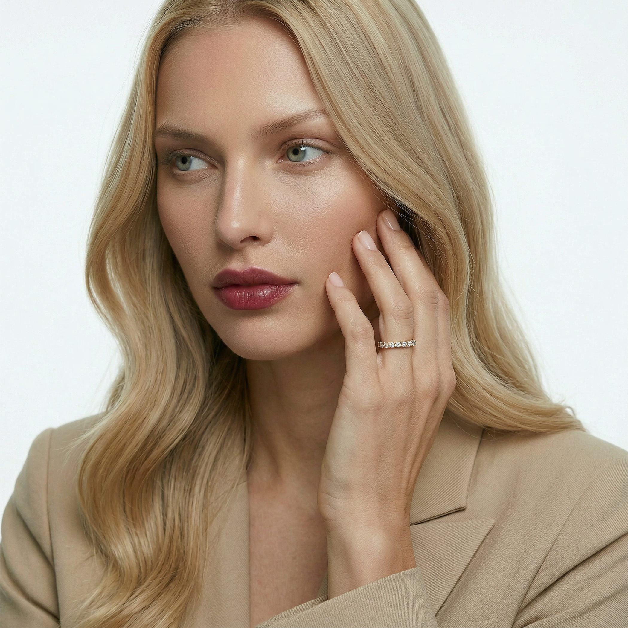 Pierścionek ze złota z diamentami 15x0,1ct - 5