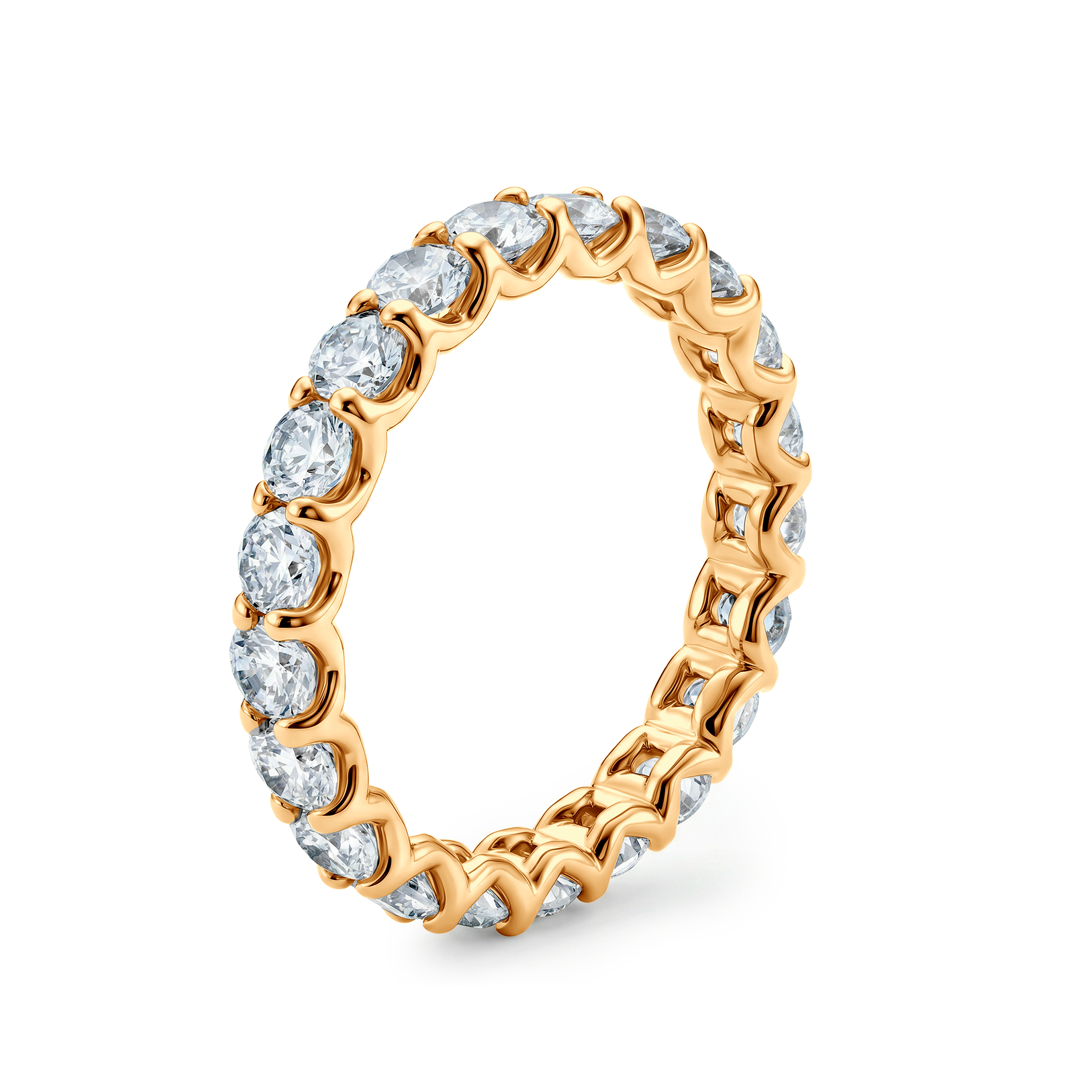 Pierścionek ze złota z diamentami 21x0,1ct - 3