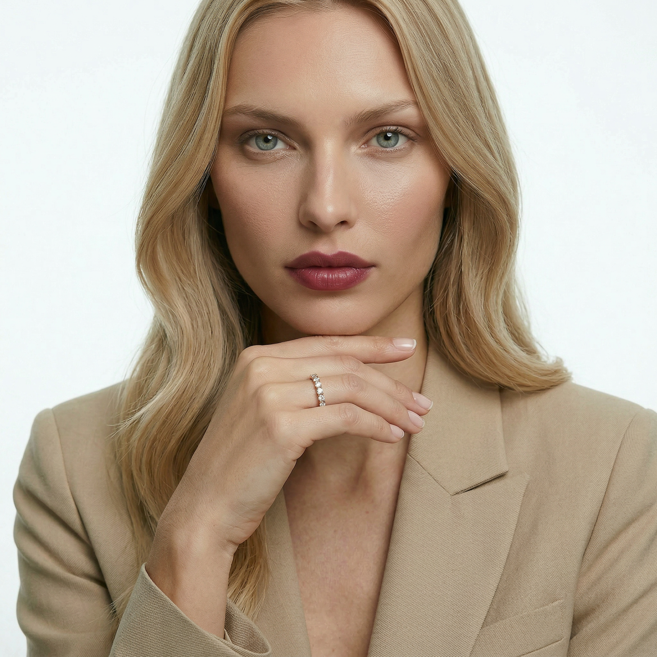 Pierścionek ze złota z diamentami 21x0,1ct - 5