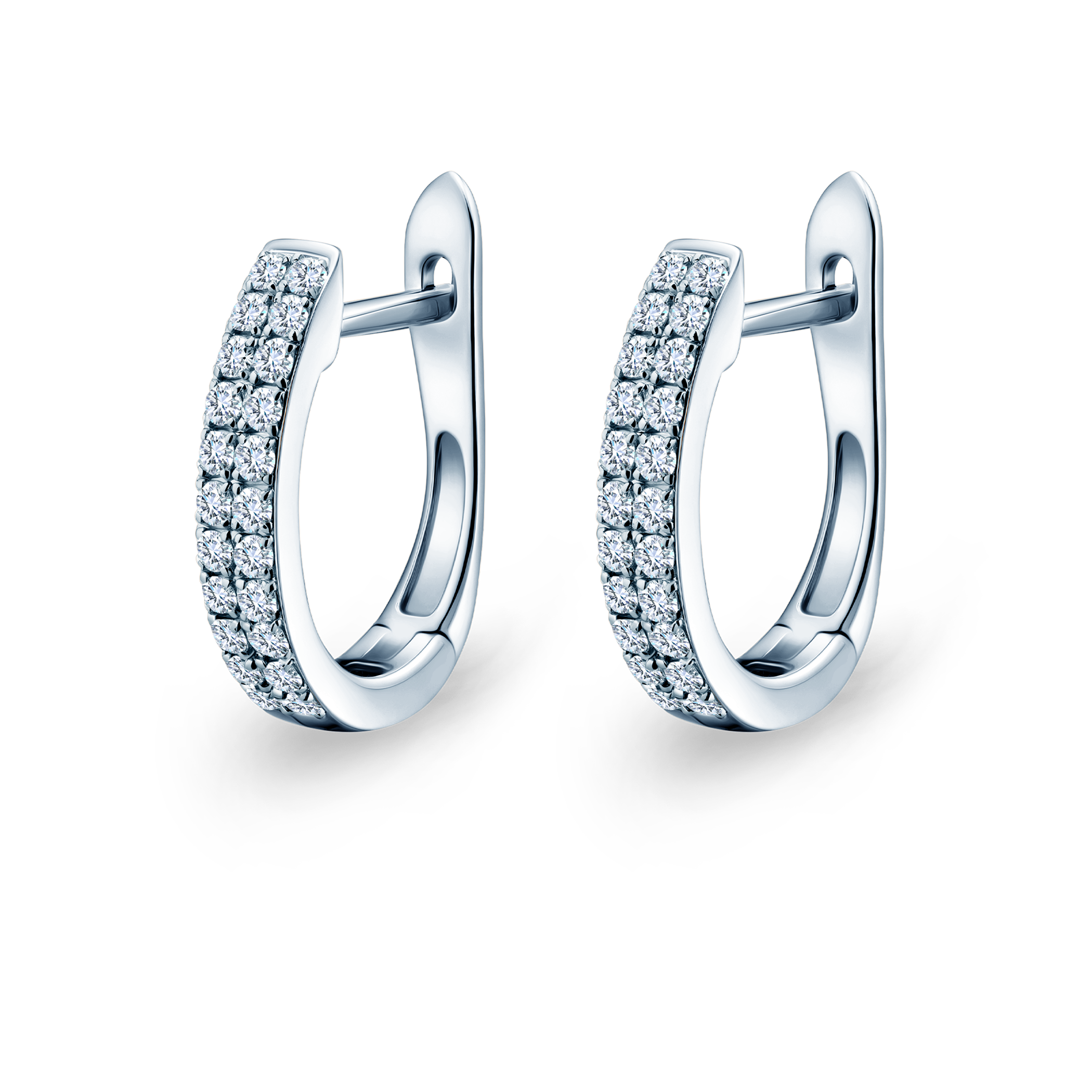 Kolczyki Savicki: białe złoto, diamenty laboratoryjne