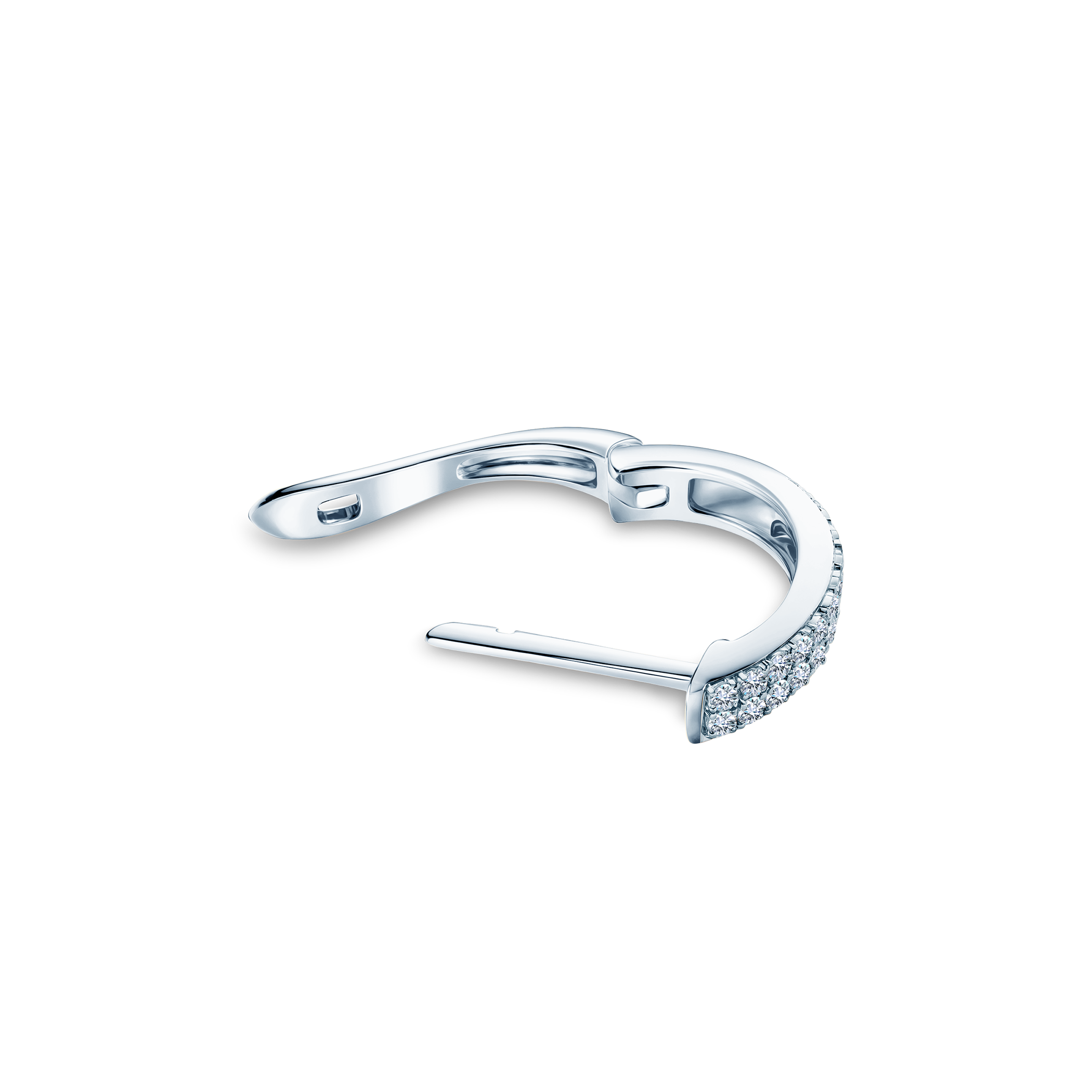 Kolczyki Savicki: białe złoto, diamenty laboratoryjne - 4