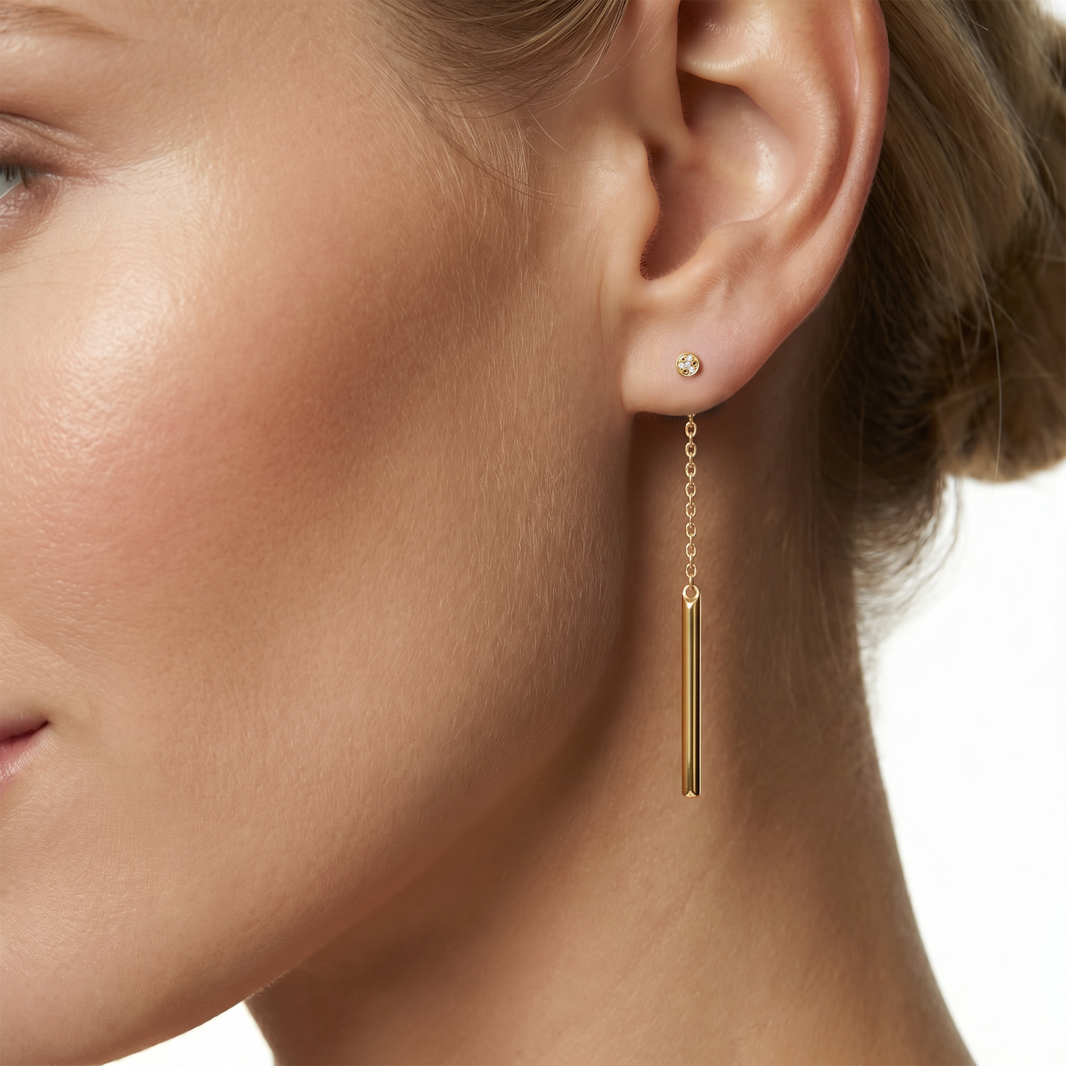 Ohrringe Savicki: Gold, Diamanten - 4