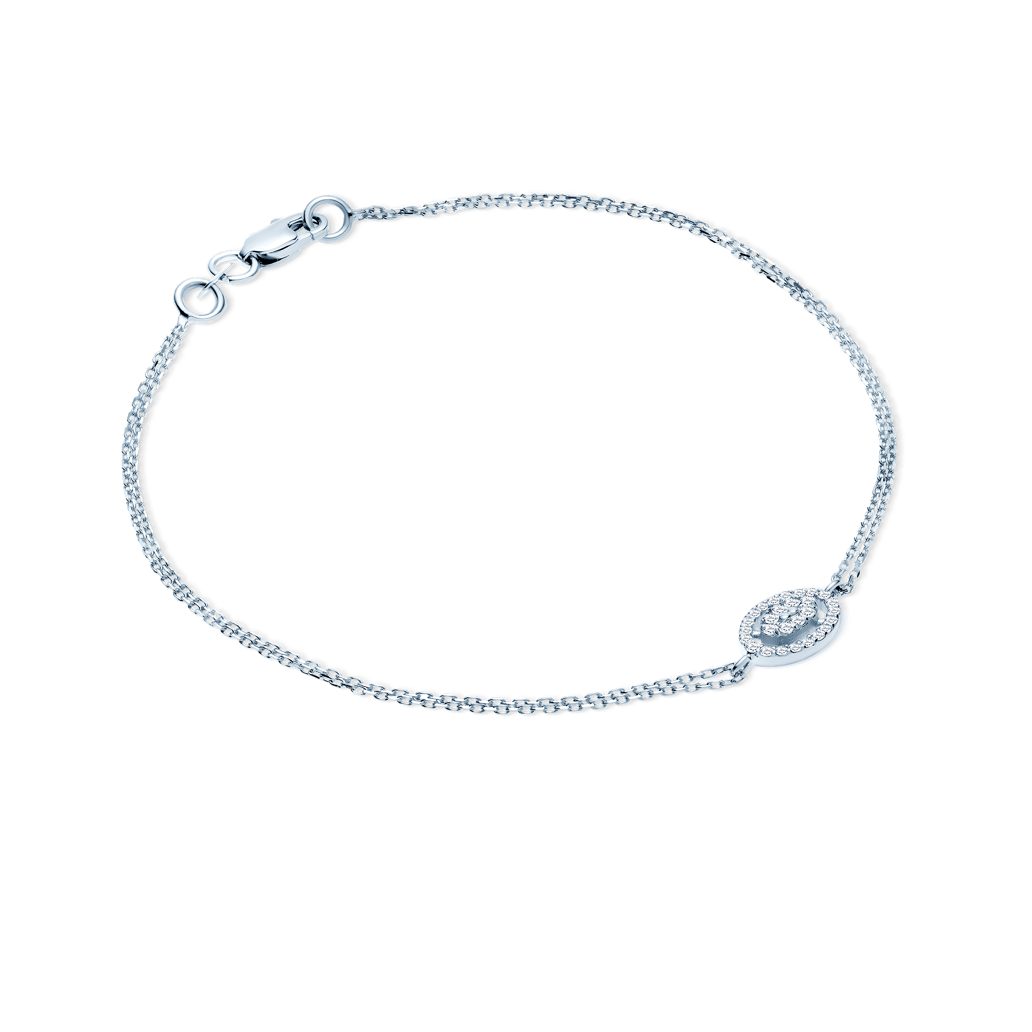 Bransoletka Savicki: białe złoto, diamenty