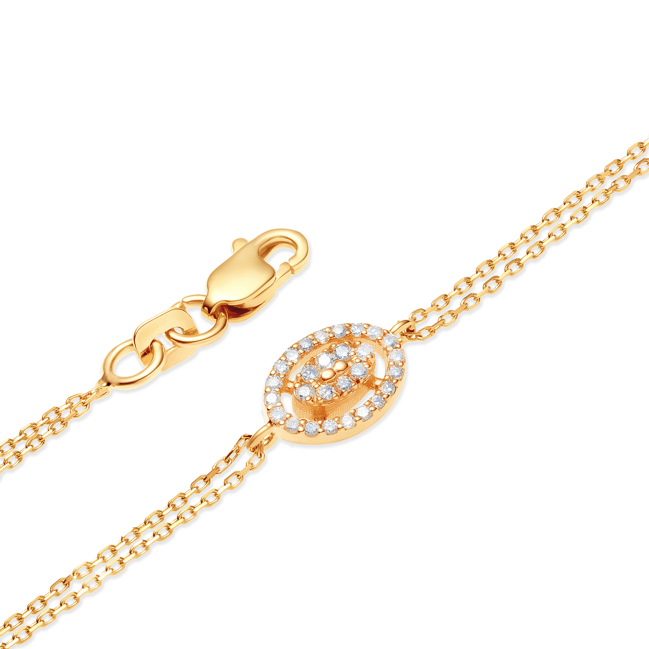 Bransoletka Savicki: złota, diamenty