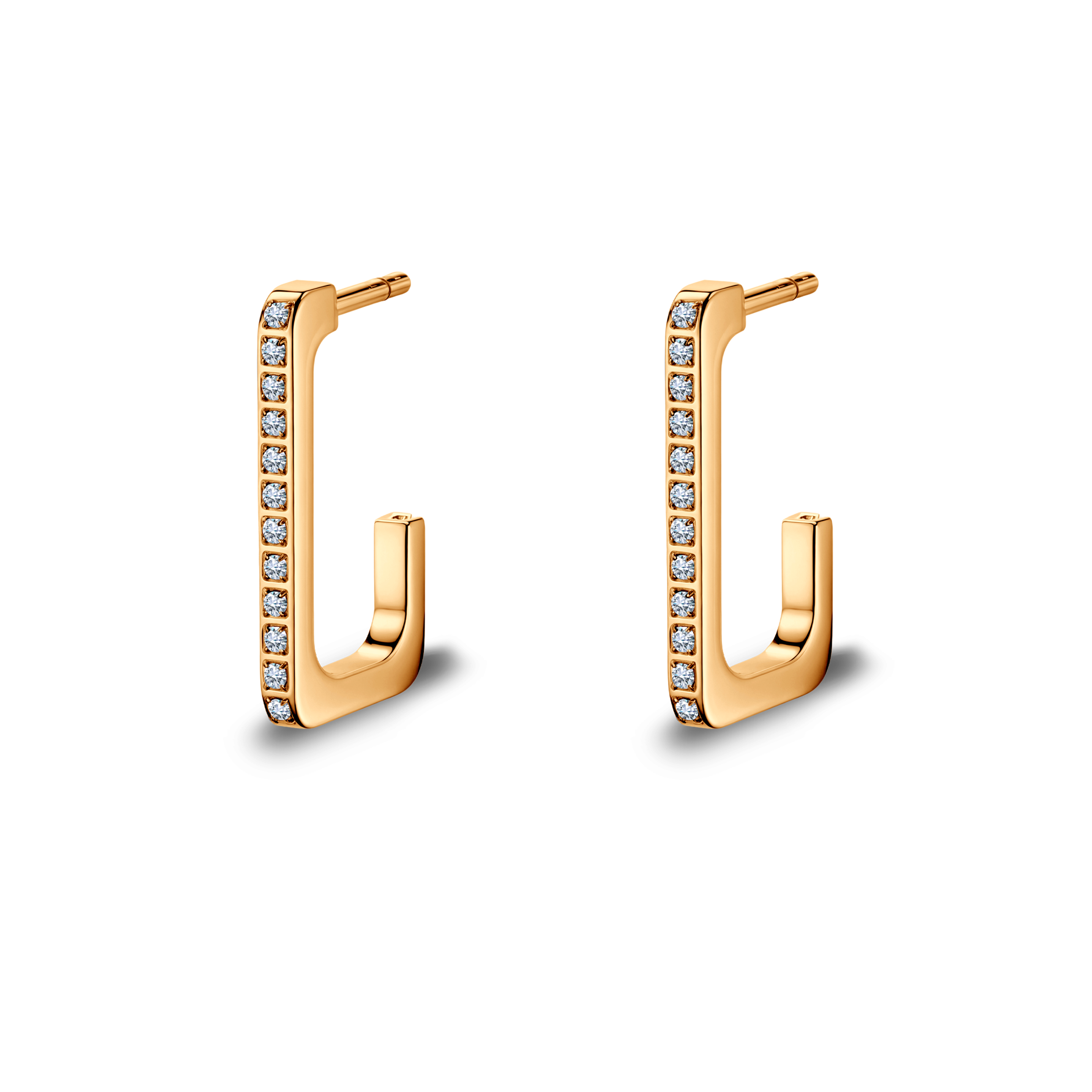 Kolczyki Savicki: dwukolorowe złoto, diamenty