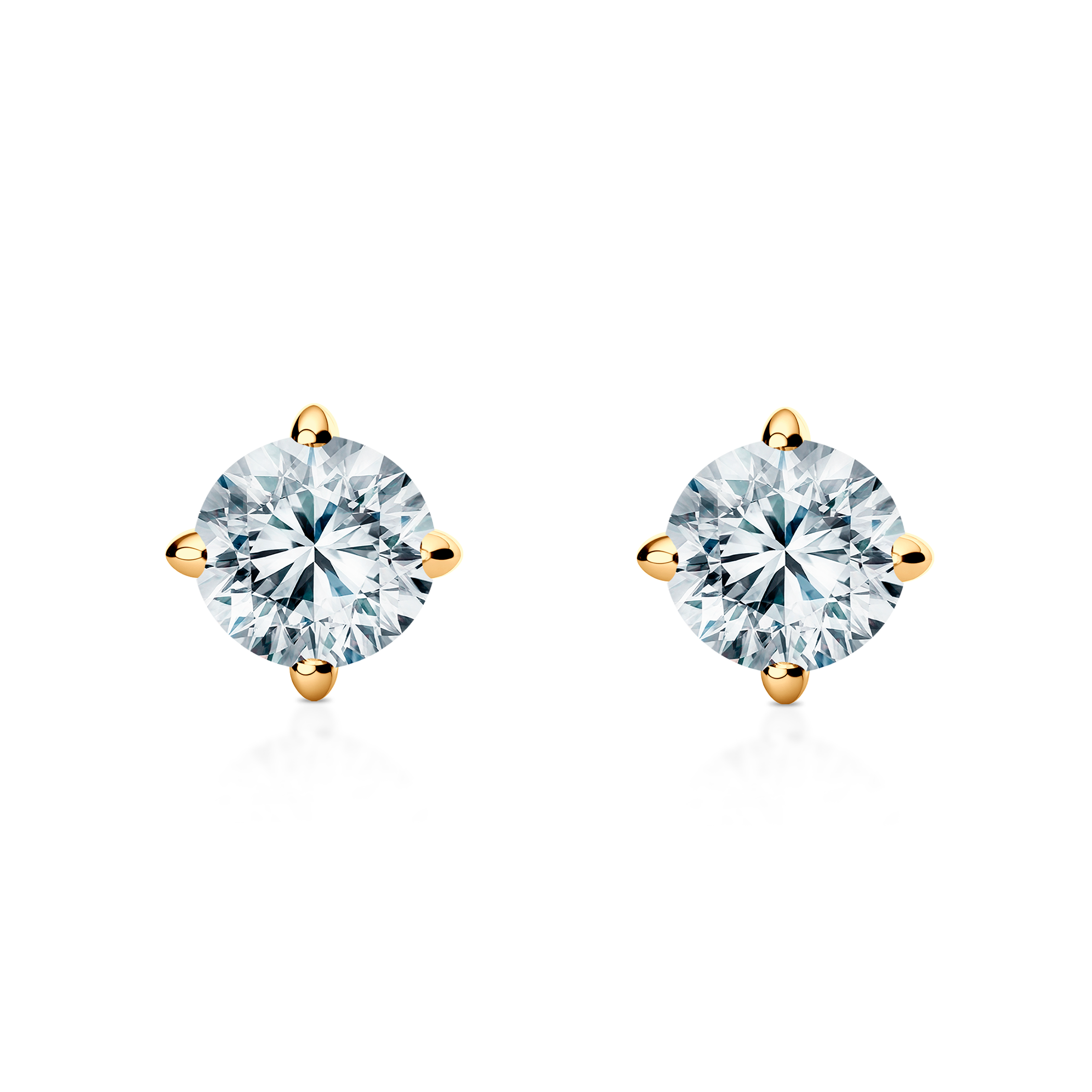 Ohrringe The Light: Gold, Diamanten