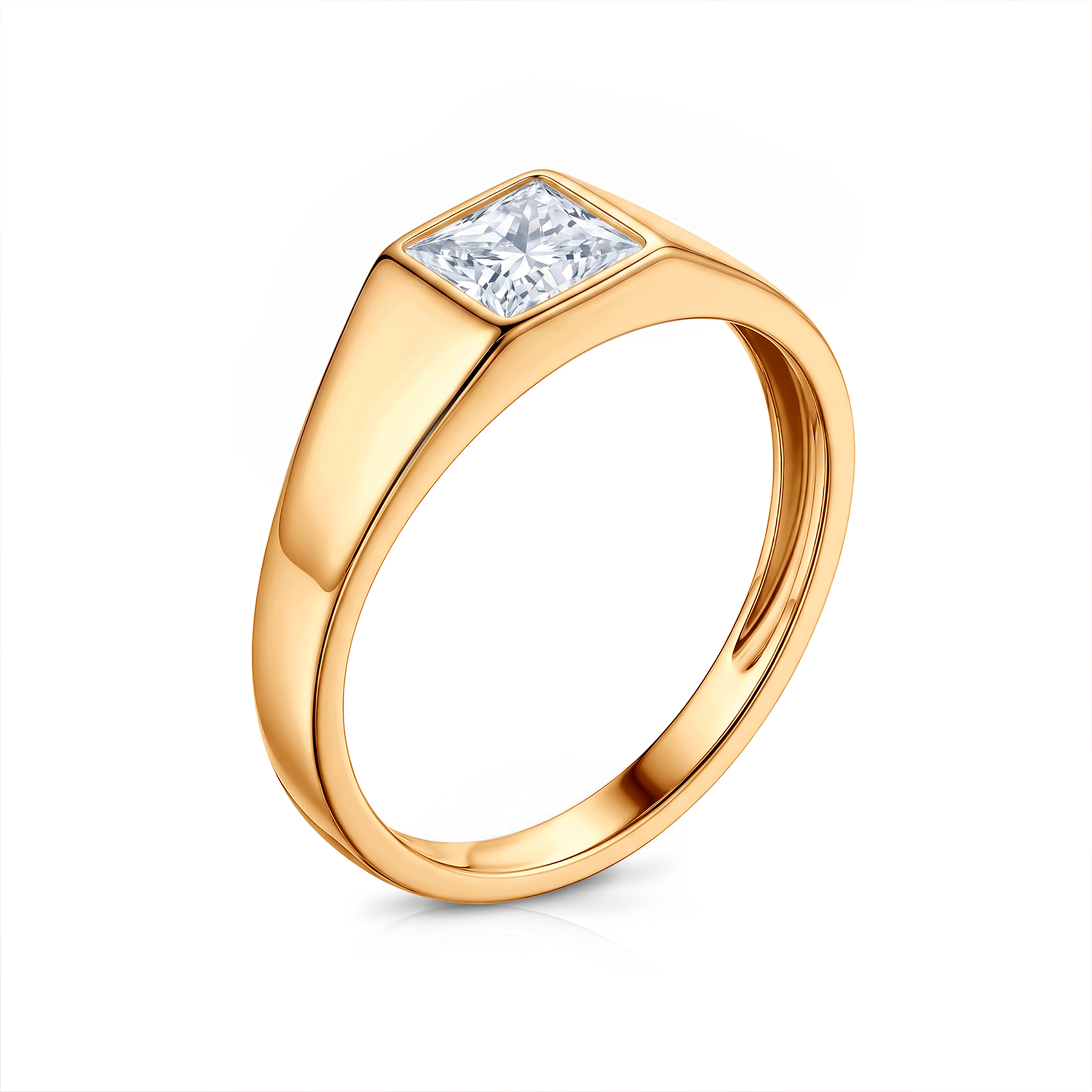 Sygnet Savicki: złoty, diament  - 3