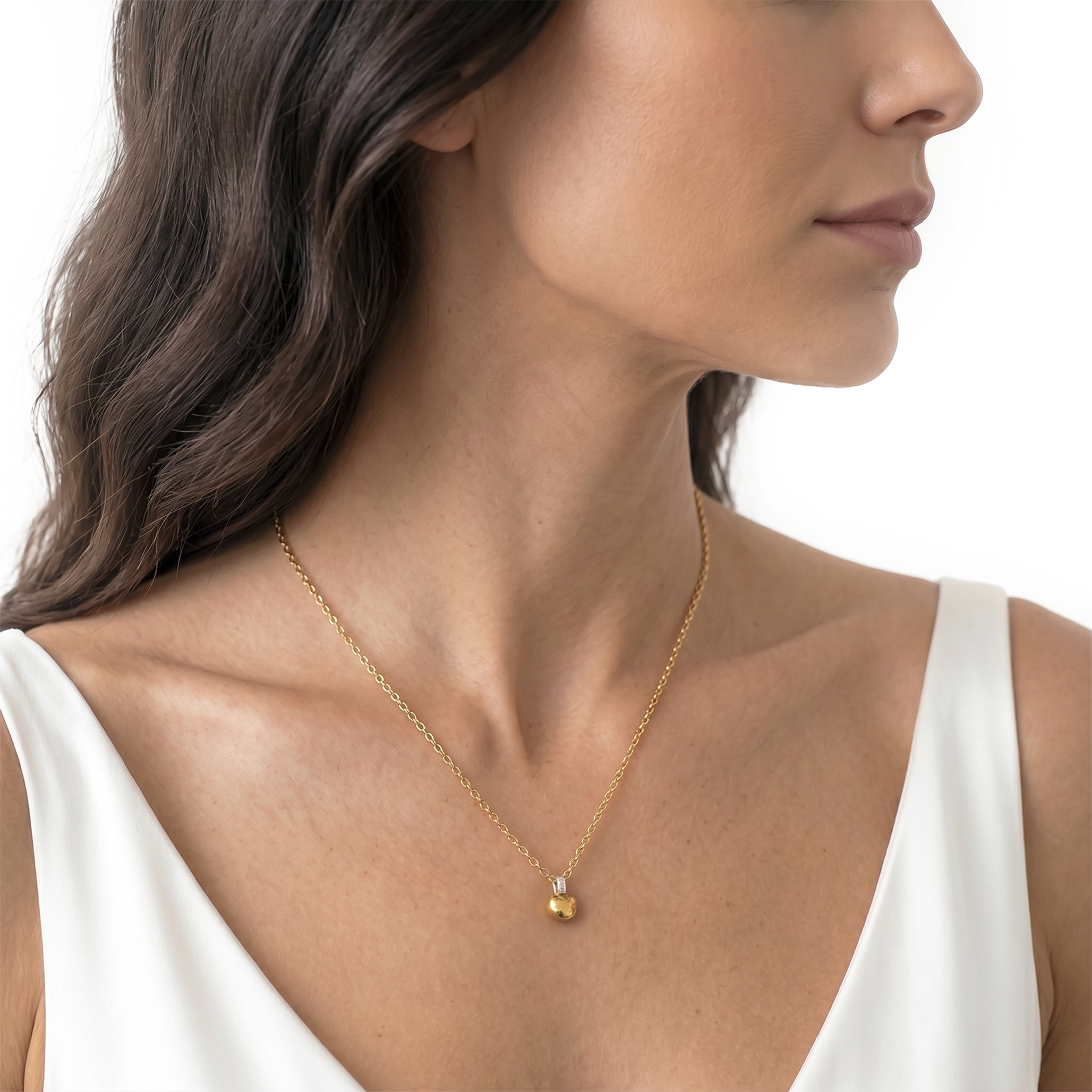 SAVICKI necklace: gold, diamonds - 4