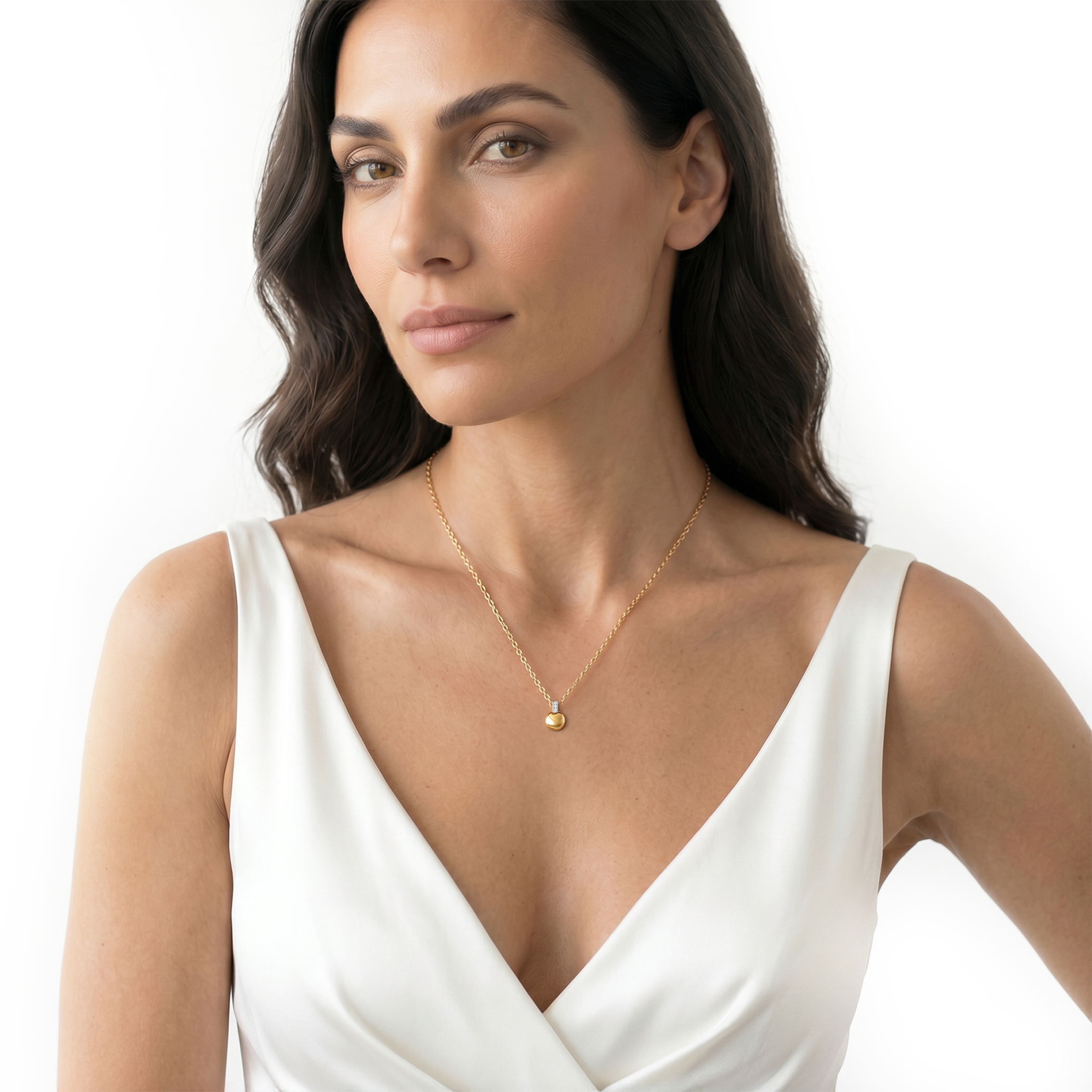 SAVICKI necklace: gold, diamonds - 5
