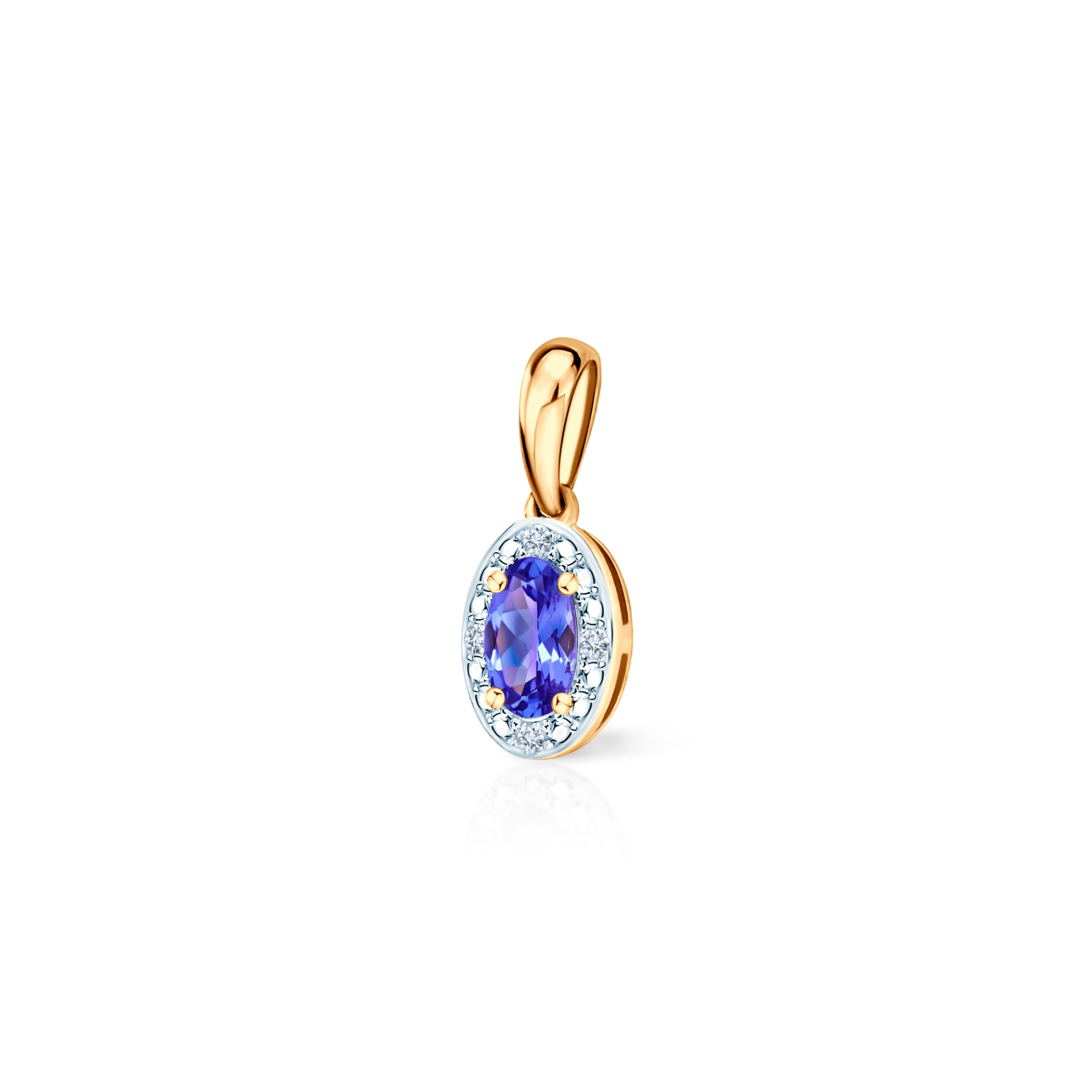 SAVICKI pendant: gold, diamonds, tanzanite - 4