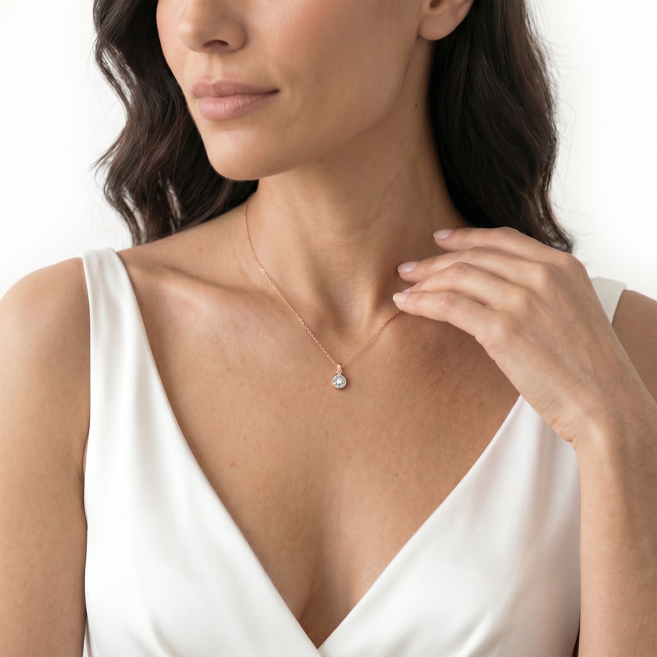 Pendant Savicki: gold, diamonds - 4