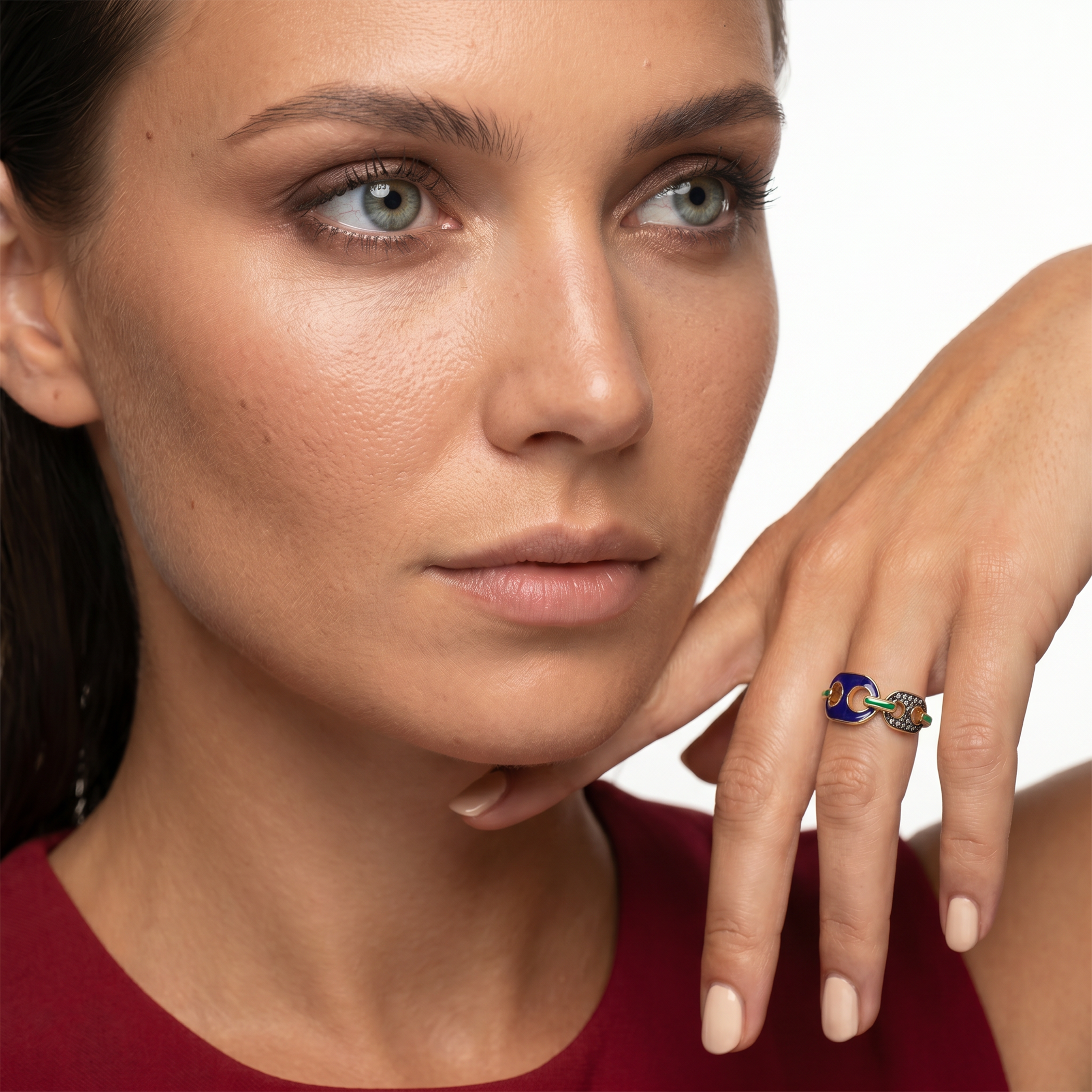 Prismé Ring Silber vergoldet - 3