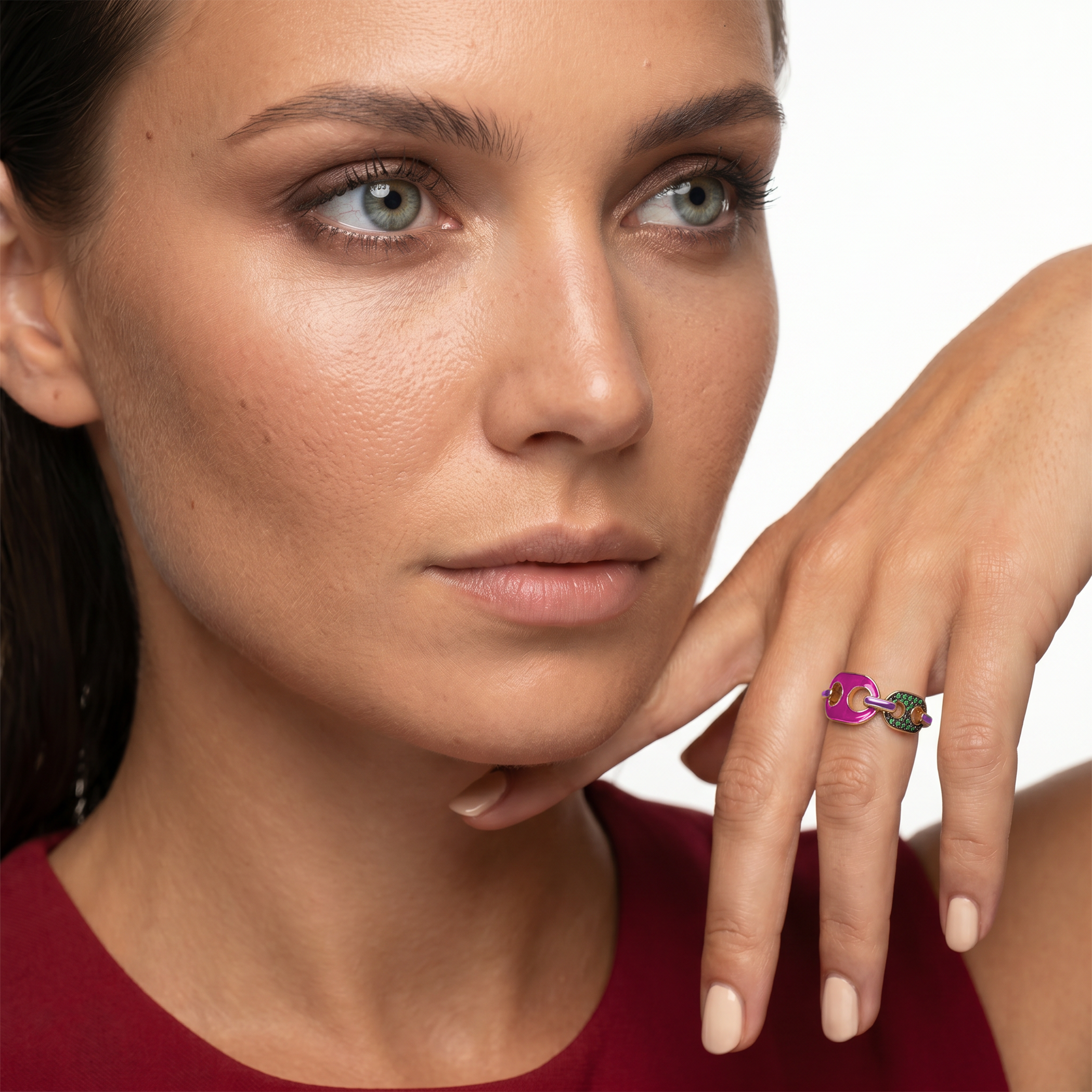 Prismé Ring Silber vergoldet - 3