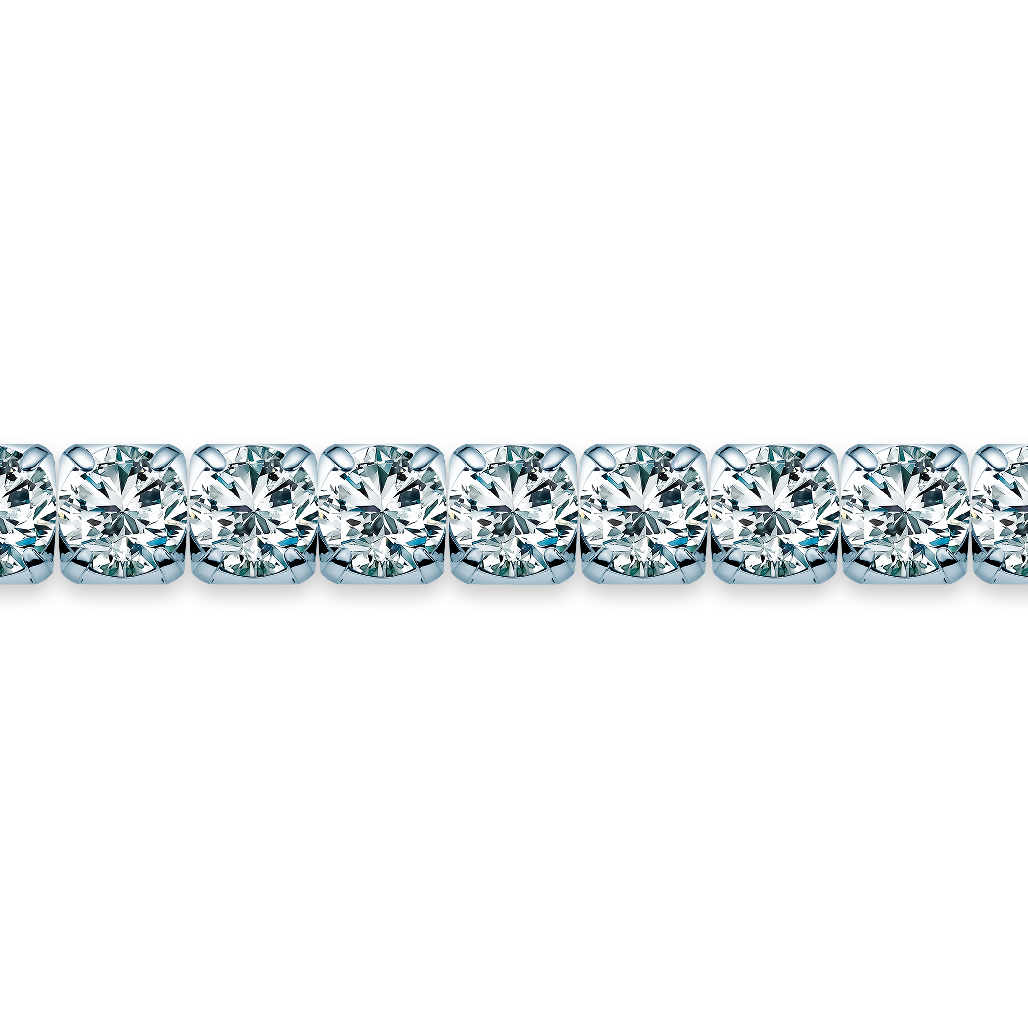 Silver bracelet with cubic zirconia 3,20mm - 4