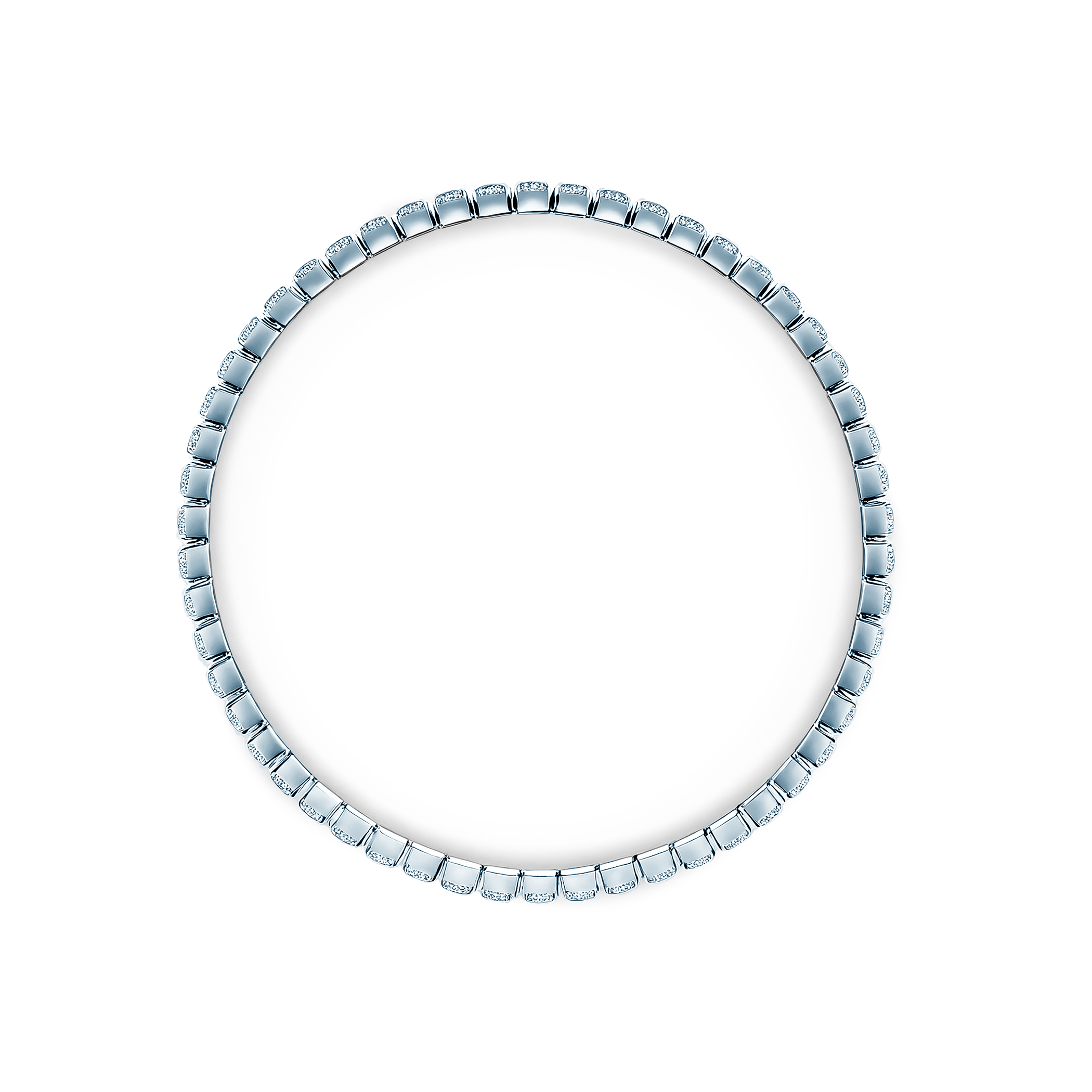 Silver bracelet with cubic zirconia 3,20mm - 6