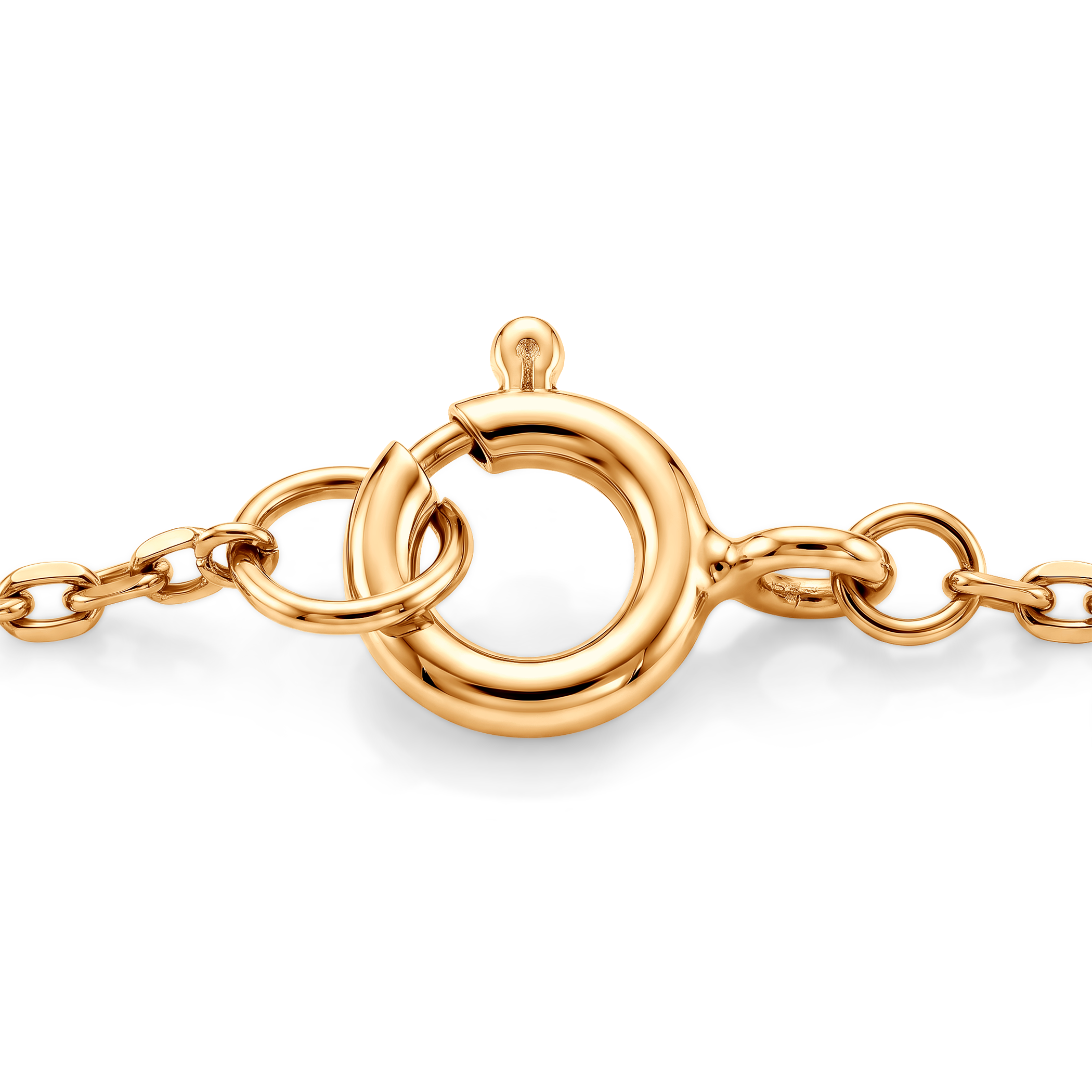 Celebrity footprints bracelet gold 585 with white diamond 0.01ct 18cm - 4