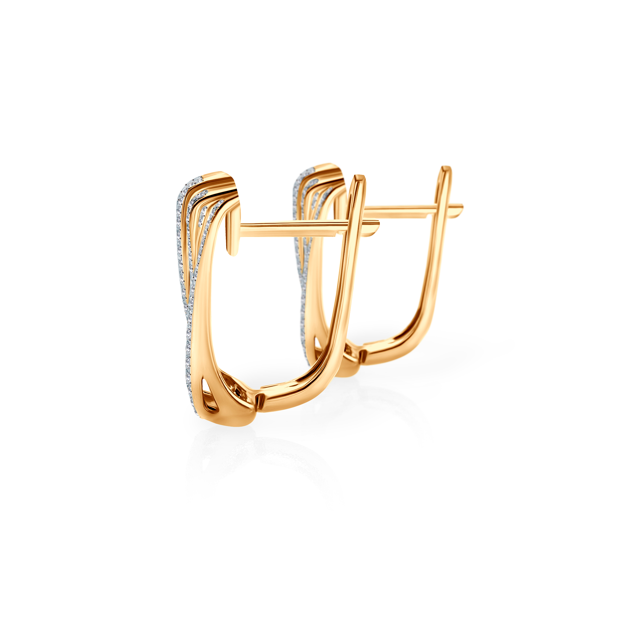SAVICKI Earrings: gold, diamonds - 6