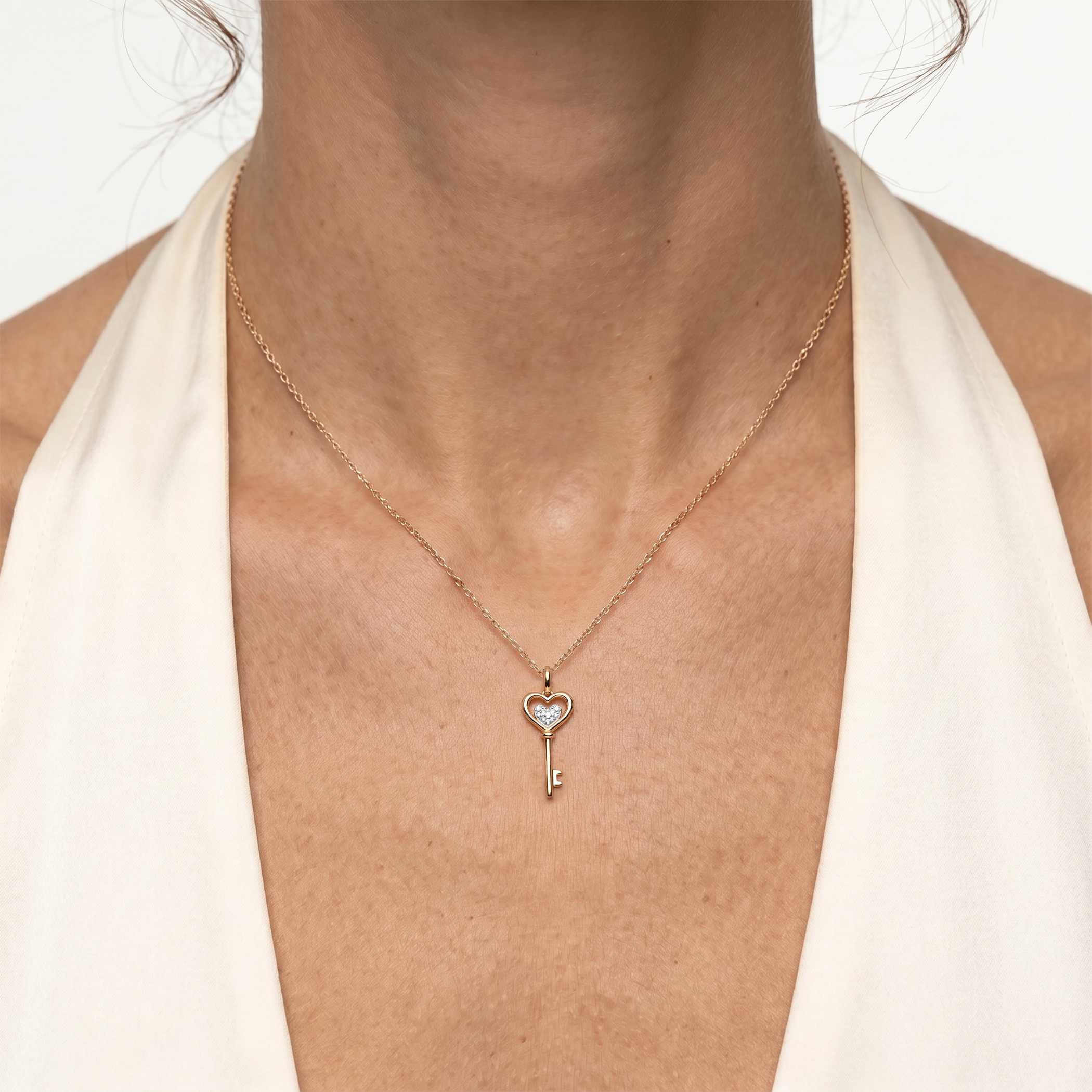 SAVICKI key pendant: gold, diamonds - 3