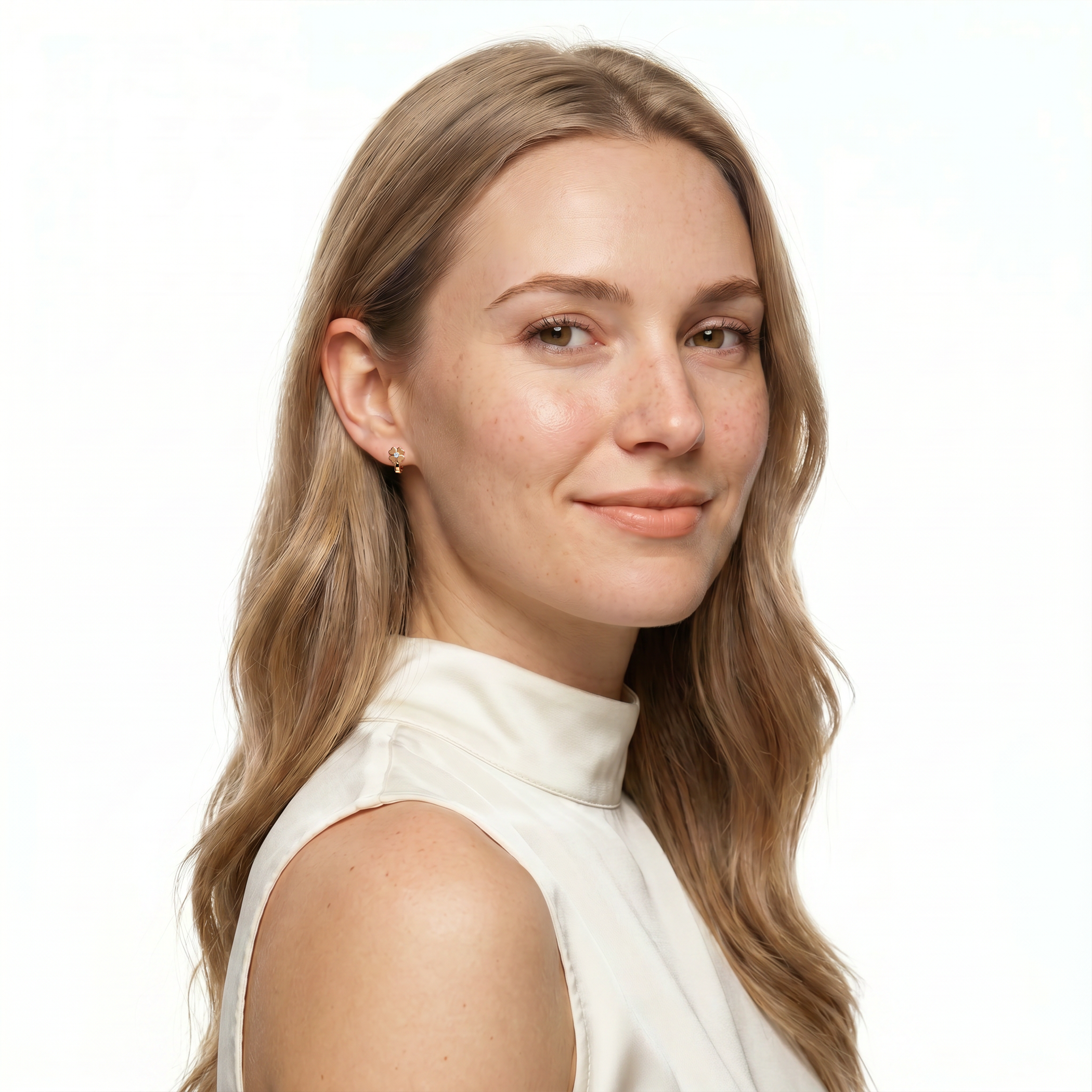 Savicki clover earrings: gold - 5