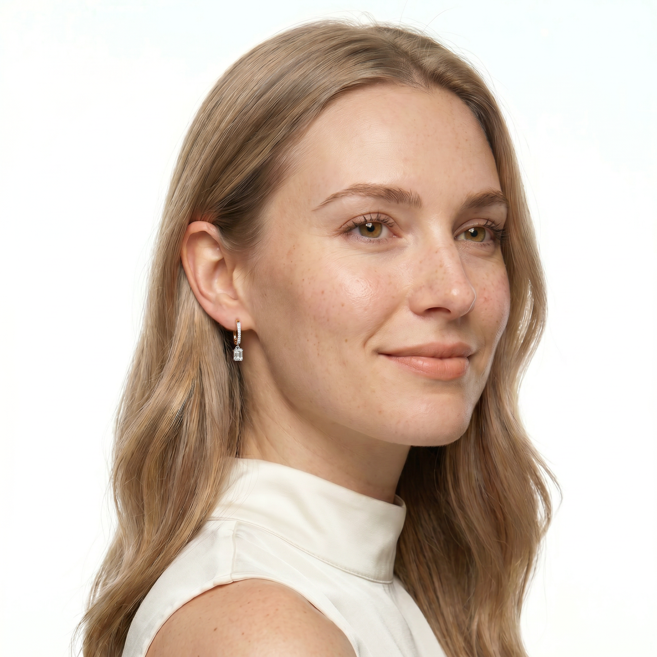 SAVICKI earrings: two-tone gold, lab-grown diamonds - 5