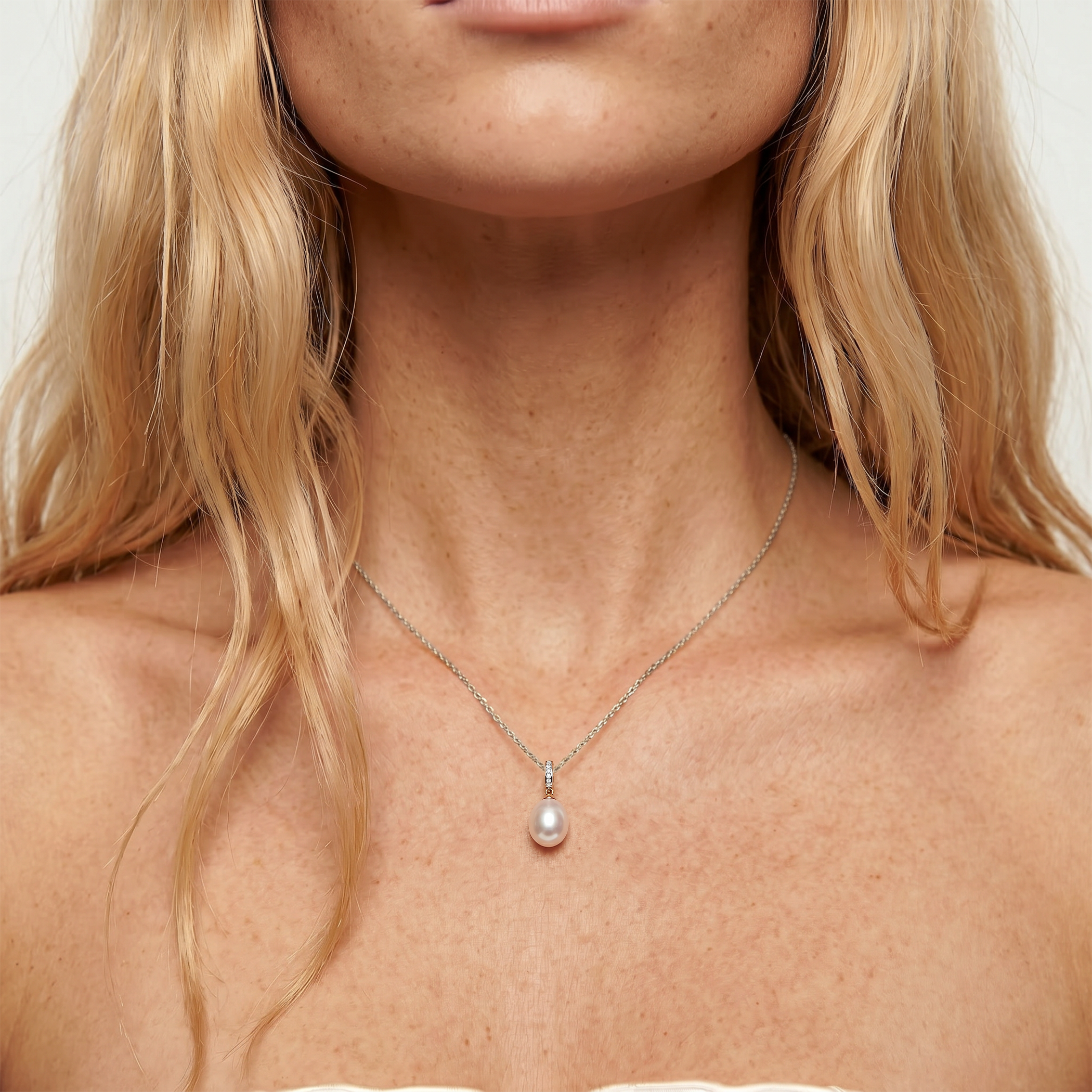 SAVICKI pendant: gold, pearl, diamonds - 3