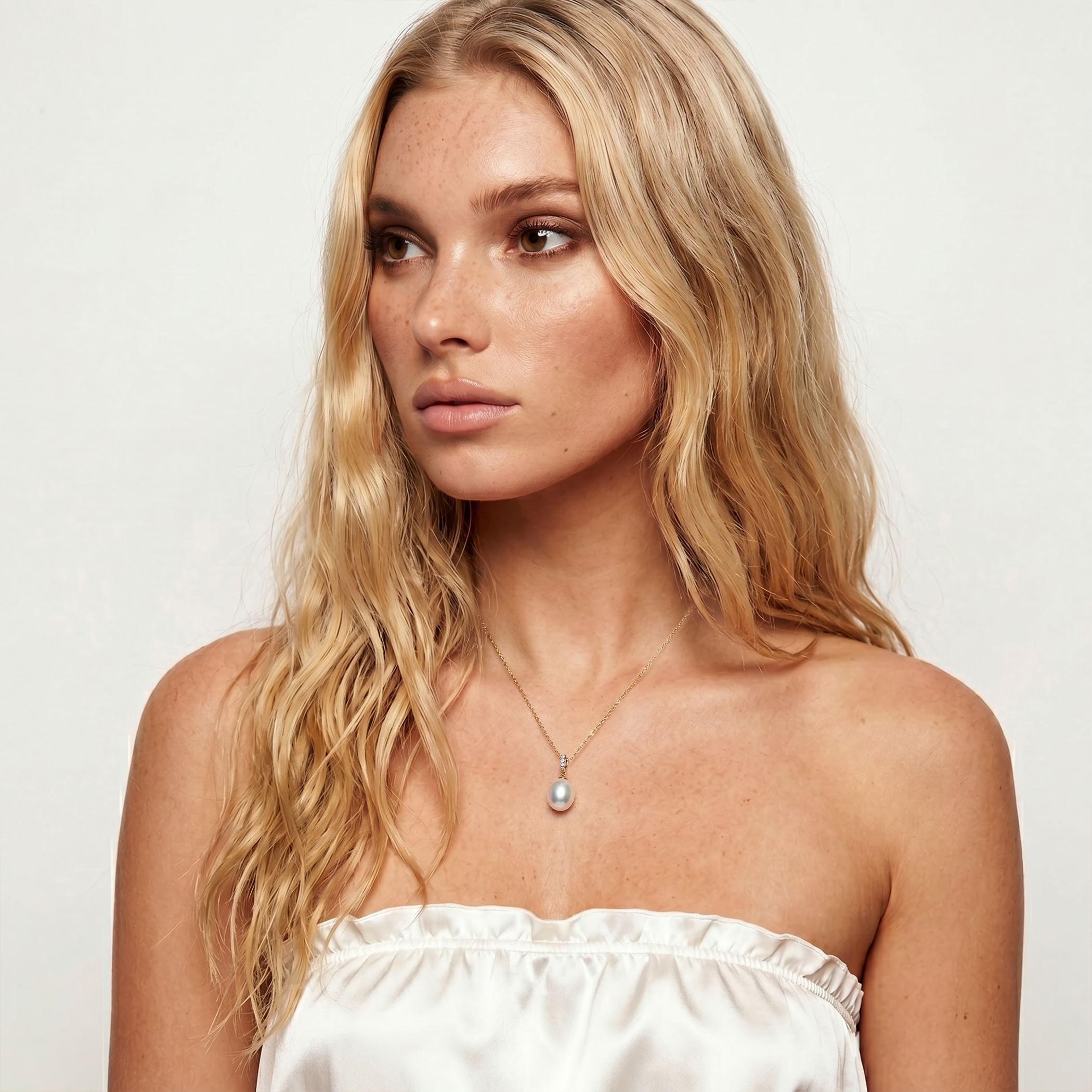 SAVICKI pendant: gold, pearl, diamonds - 6