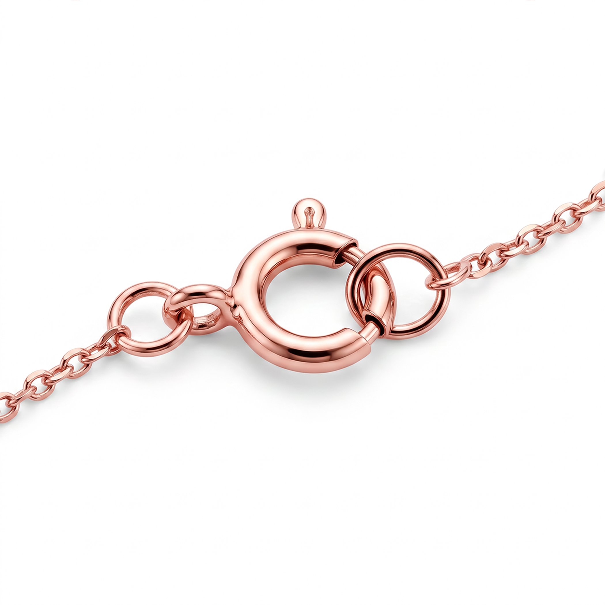 SAVICKI necklace: rose gold, diamonds - 4