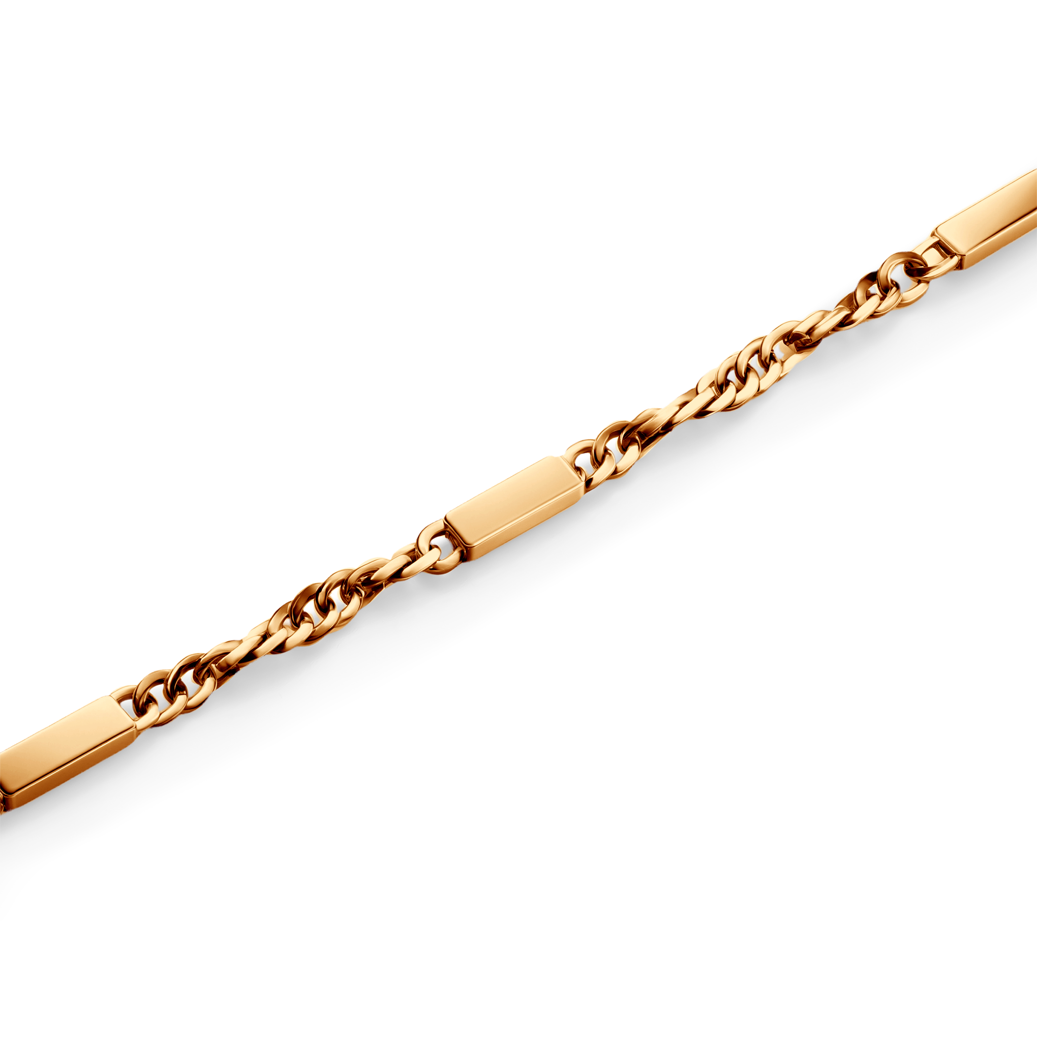 Bransoletka na nogę Savicki spinacz złoto 585 25 cm - 4