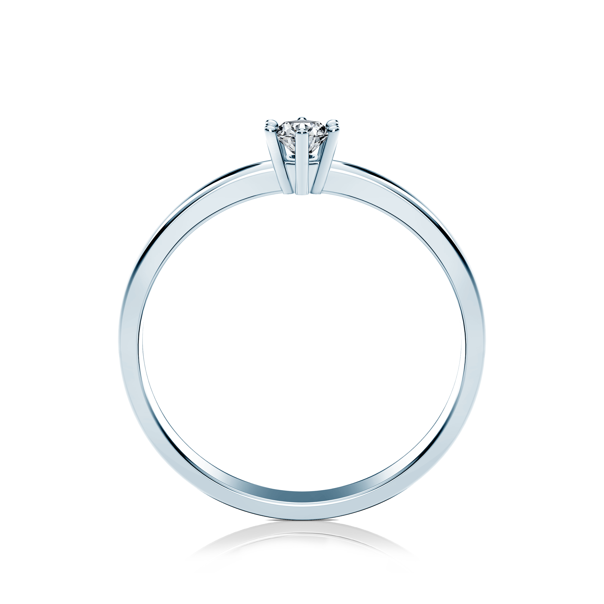 Verlobungsring SAVICKI: Weißgold, Diamant