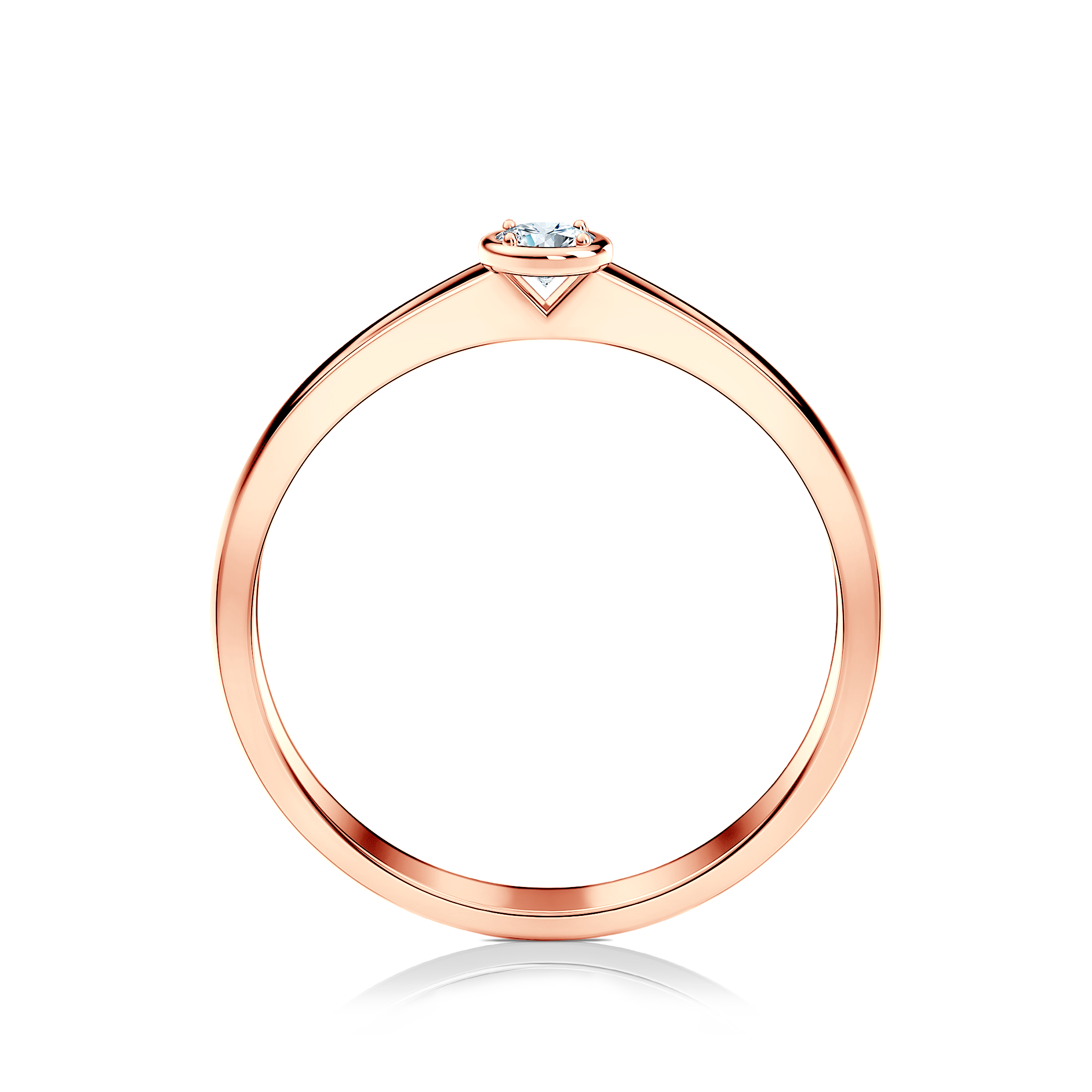 Verlobungsring SAVICKI: Weißgold, Diamant - 3