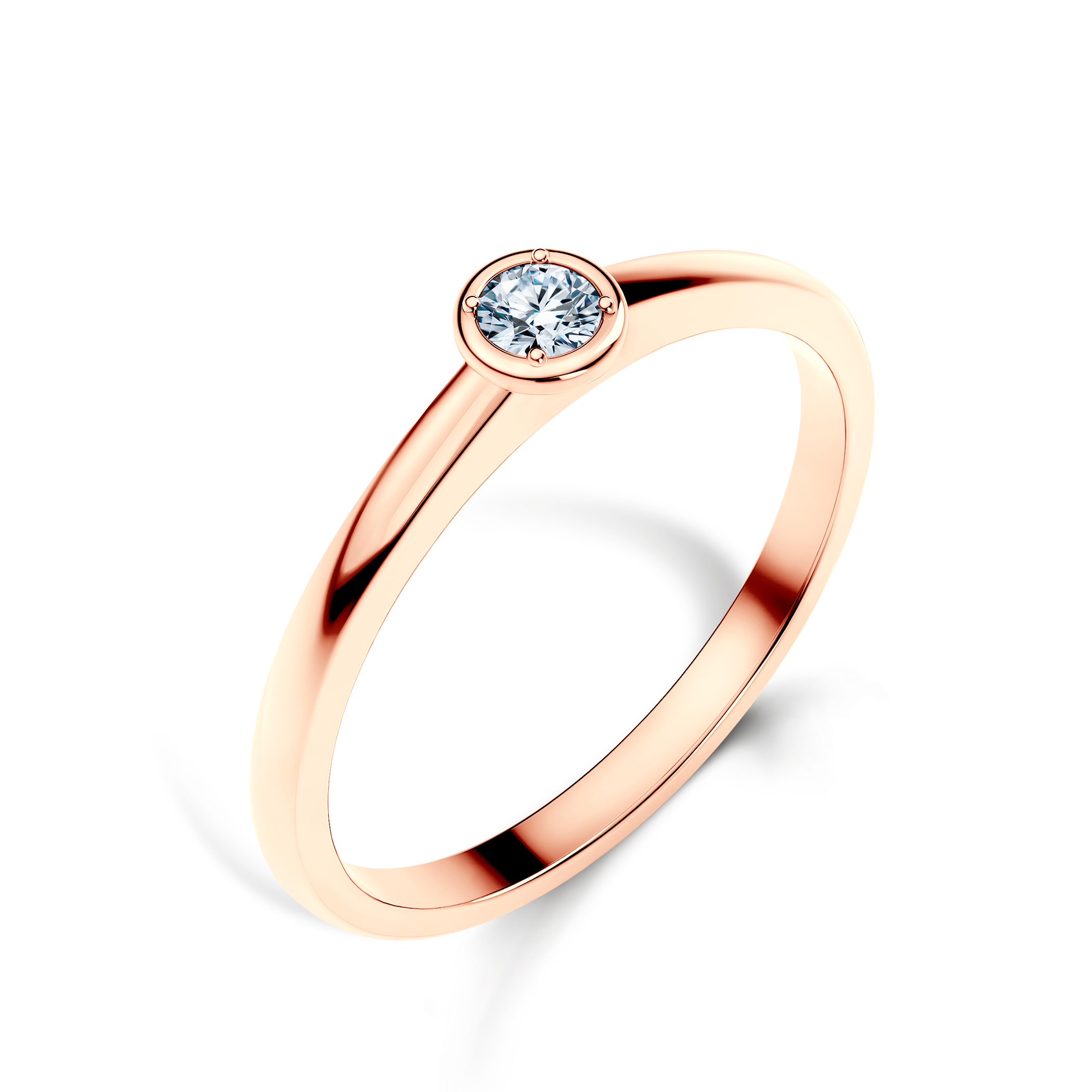 Verlobungsring SAVICKI: Weißgold, Diamant - 4